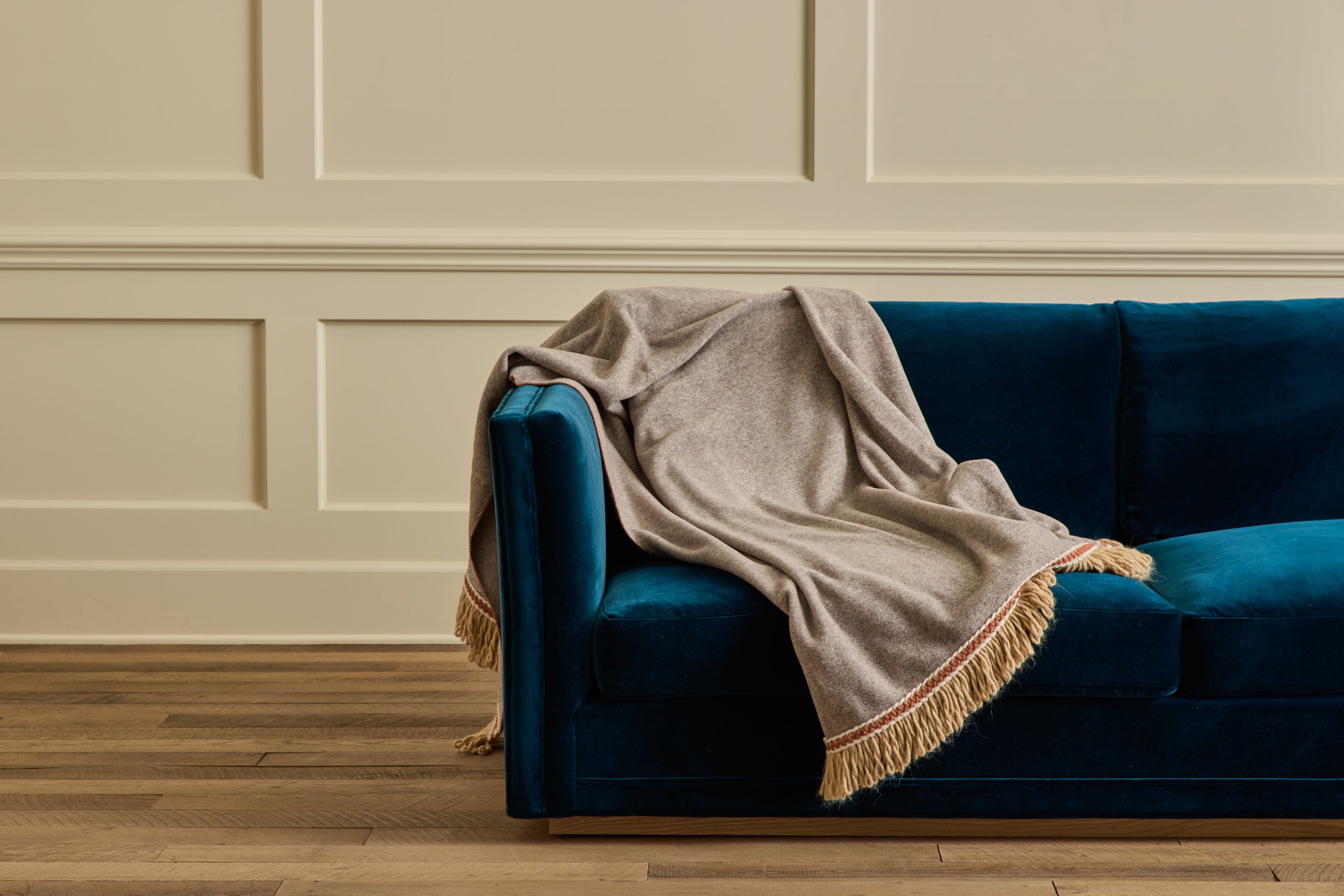 Nicky Kehoe - Italian Bamboo Throw in Mud