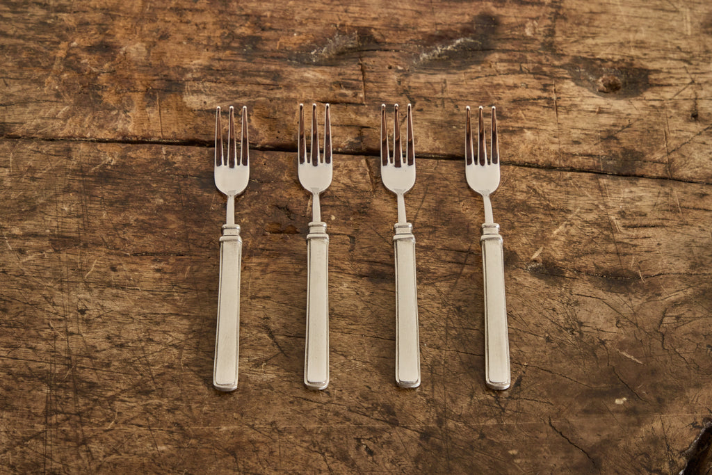 Nicky Kehoe - Pewter Set of 4 Cocktail Forks