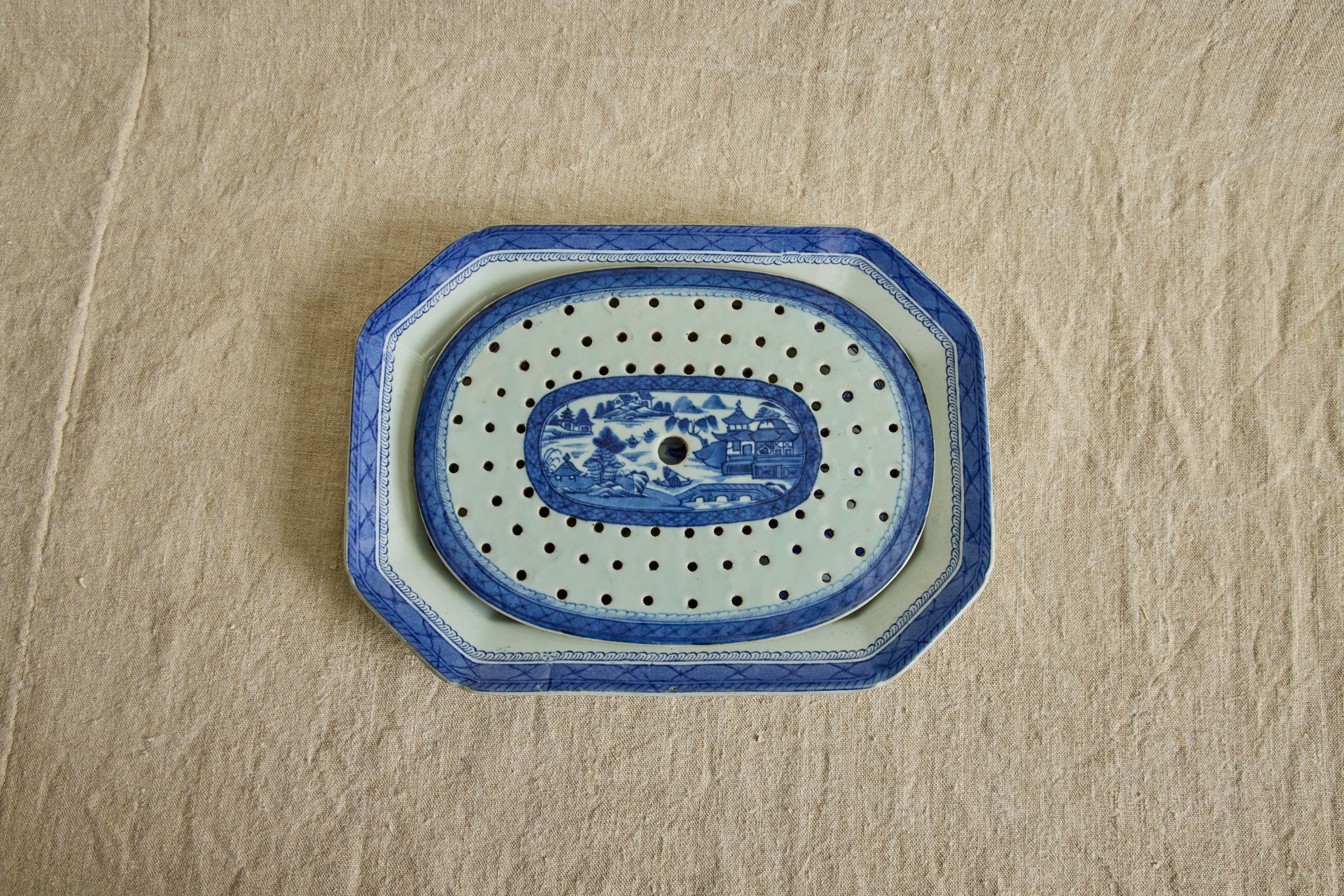 Nicky Kehoe - Large Canton Porcelain Platter & Mazarine