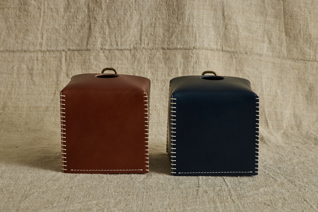 Nicky Kehoe - Leather Tissue Holder