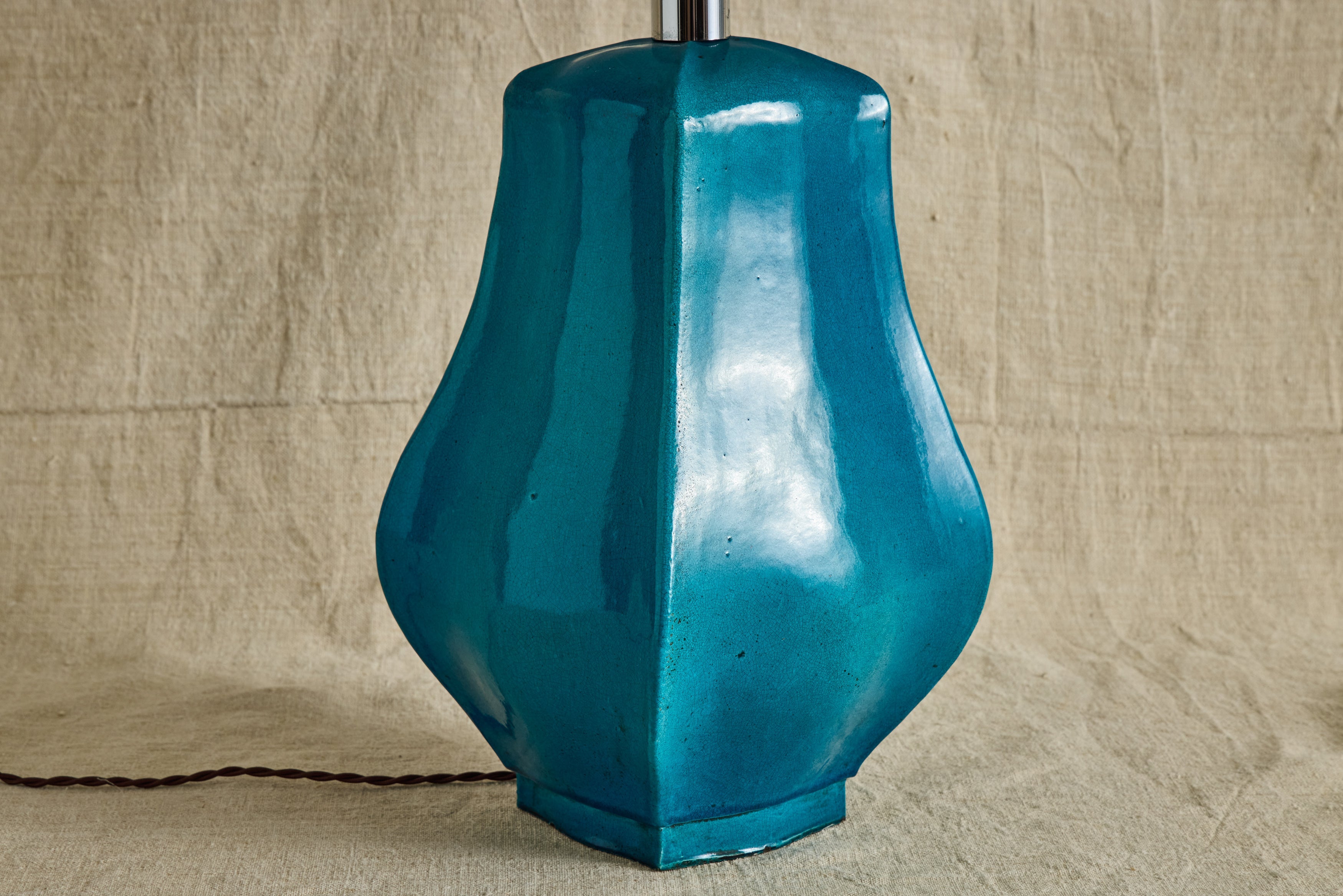 Nicky Kehoe - Blue Ceramic Table Lamp