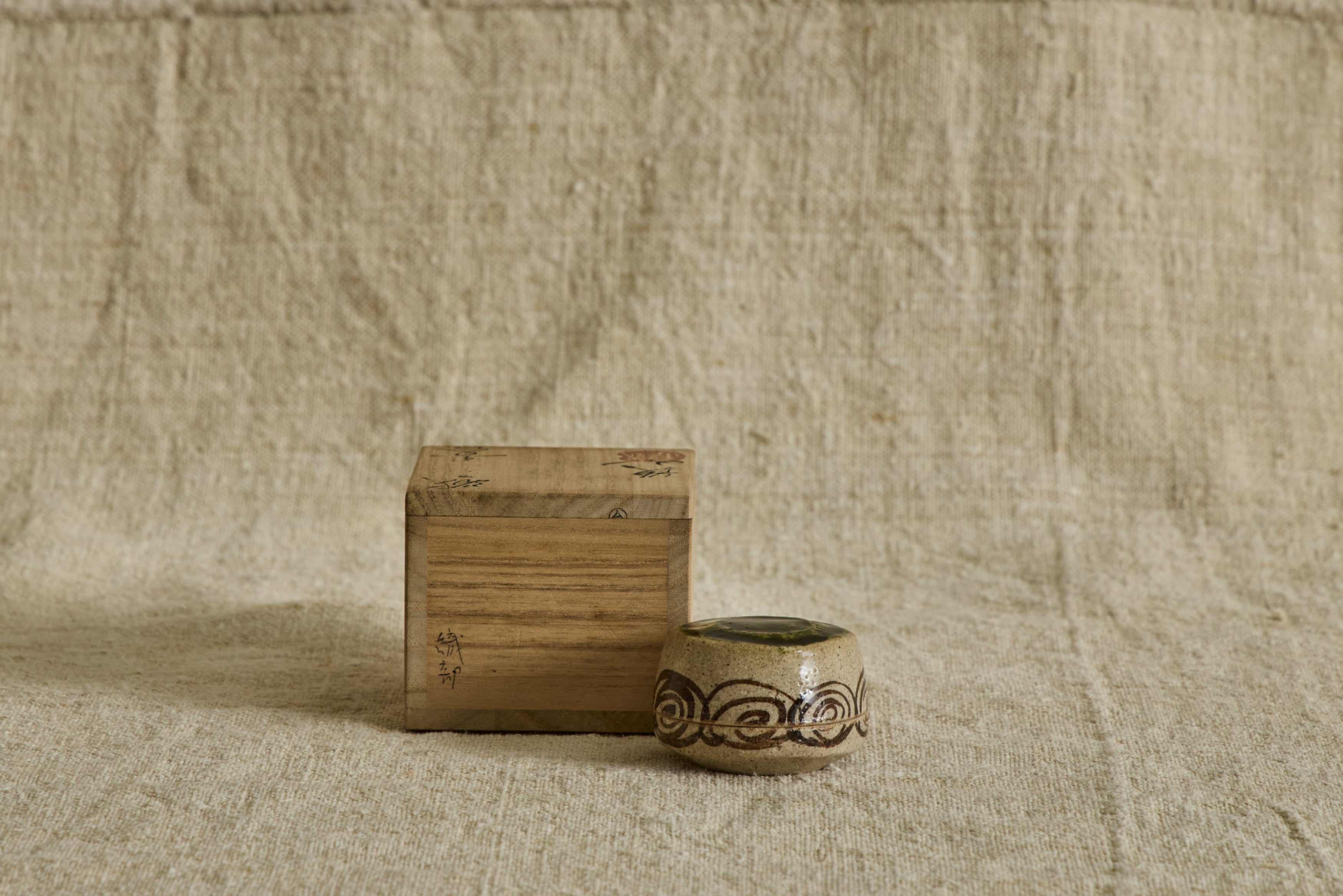 Nicky Kehoe - Ceramic Oribe Kogo, Incense Holder