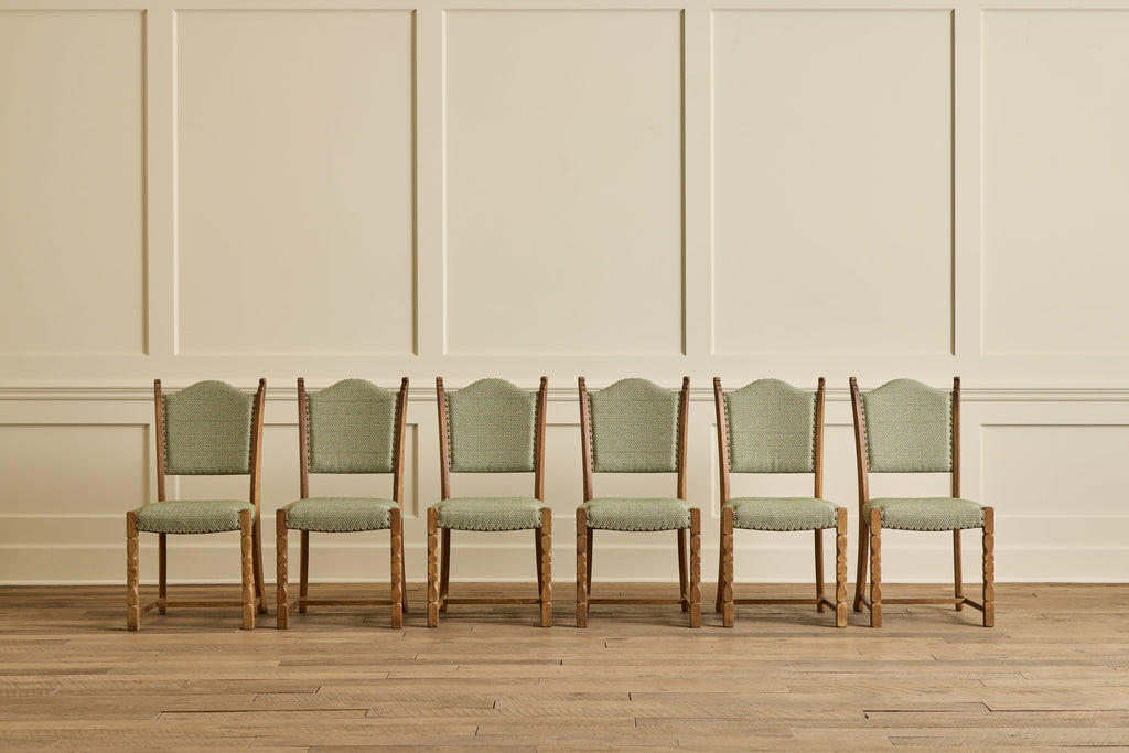 Nicky Kehoe - Set of 6 Kjaernulf Curved Back Chairs