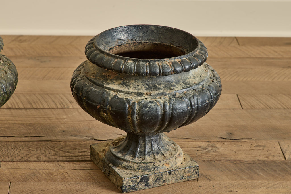 Nicky Kehoe - Pair of 19th Century Cast Iron Urns