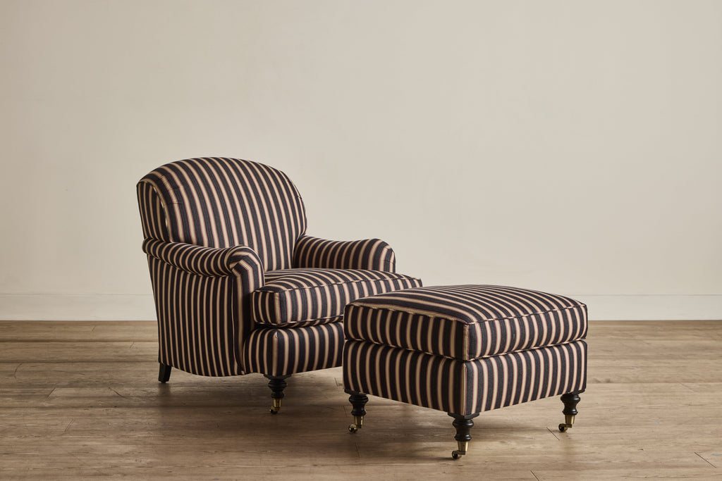 Nicky Kehoe - English Roll Arm Ottoman