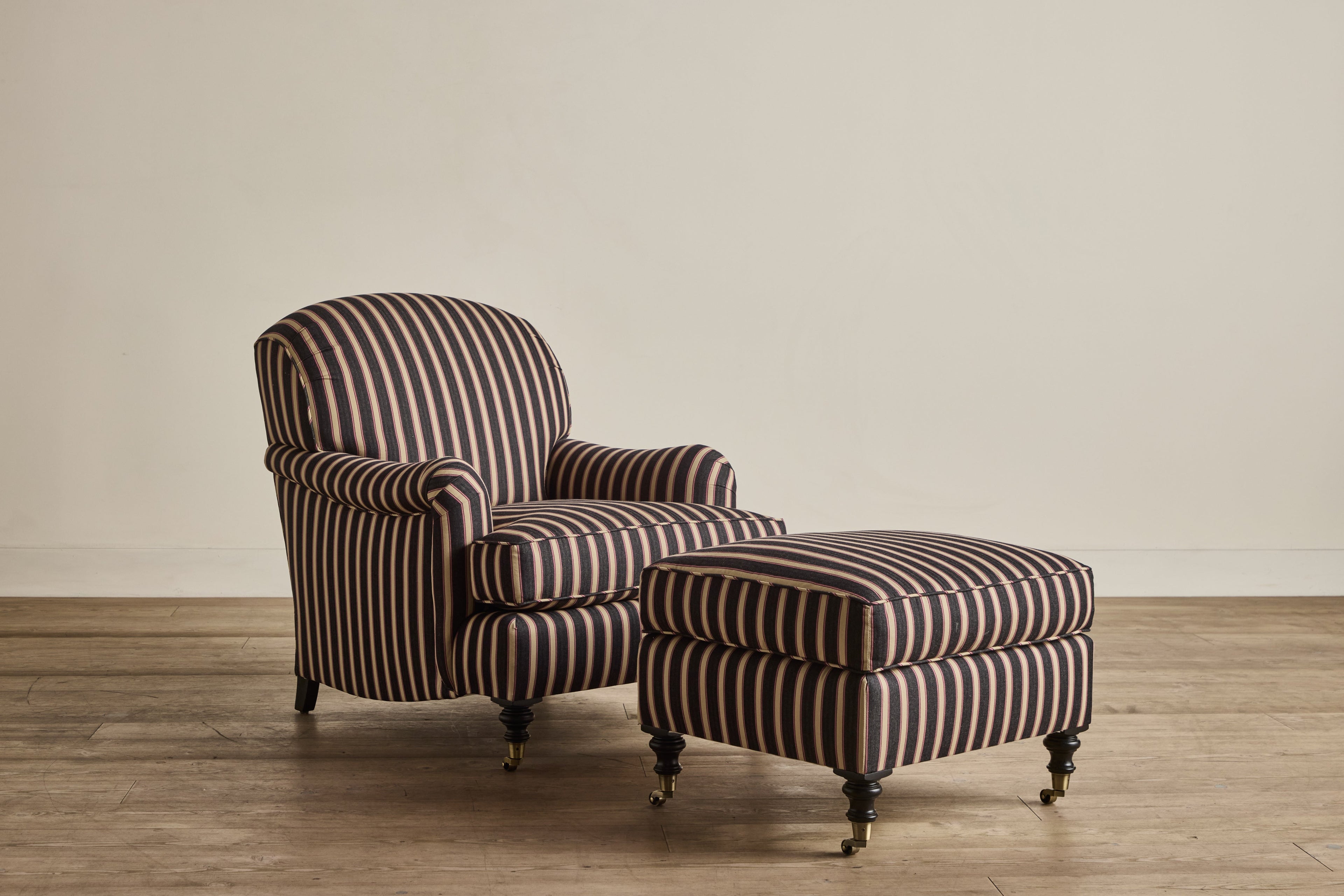 Nicky Kehoe - English Roll Arm Ottoman