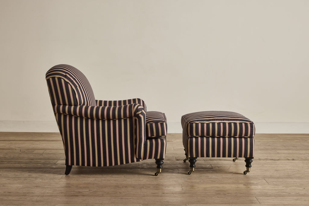 Nicky Kehoe - English Roll Arm Ottoman