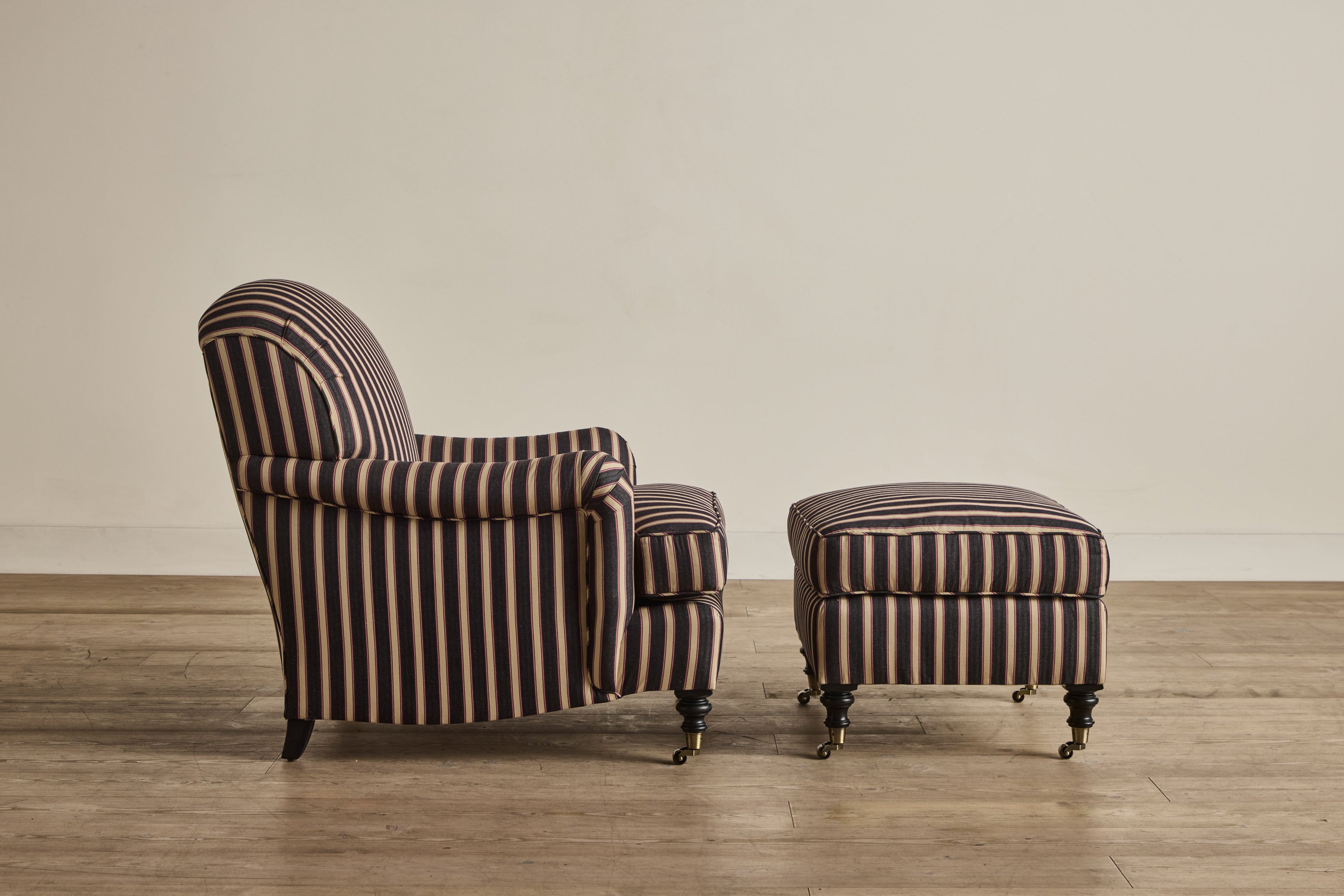 Nicky Kehoe - English Roll Arm Ottoman