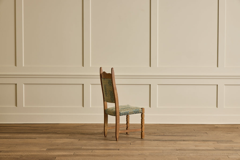Nicky Kehoe - Set of 4 Carved Oak Dining Chairs