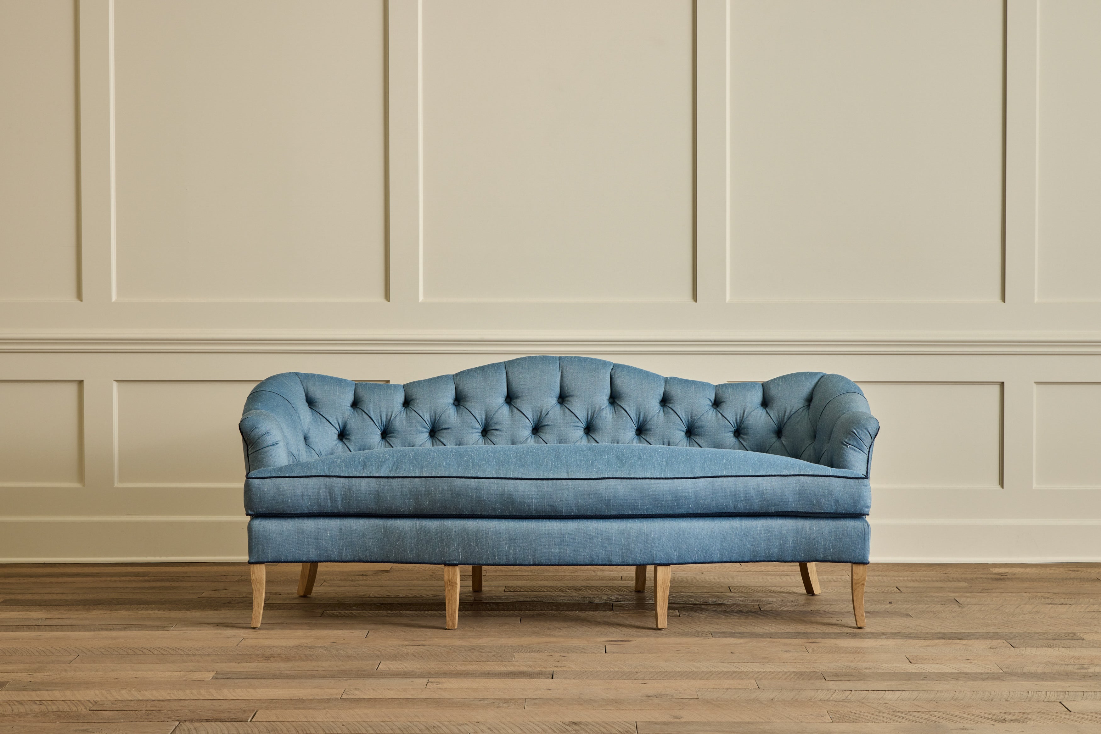 Nicky Kehoe - Tufted Camelback Sofa