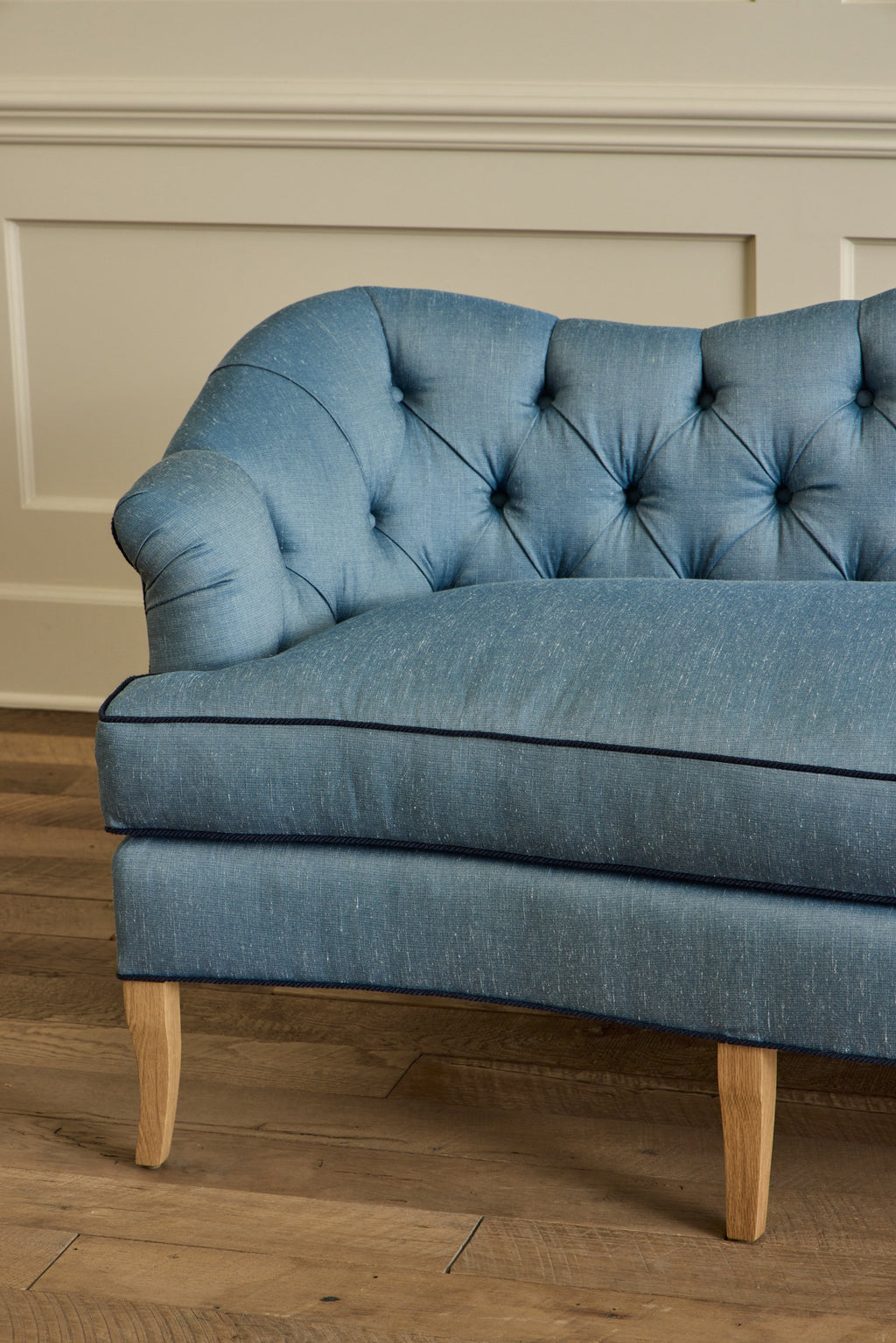 Nicky Kehoe - Tufted Camelback Sofa