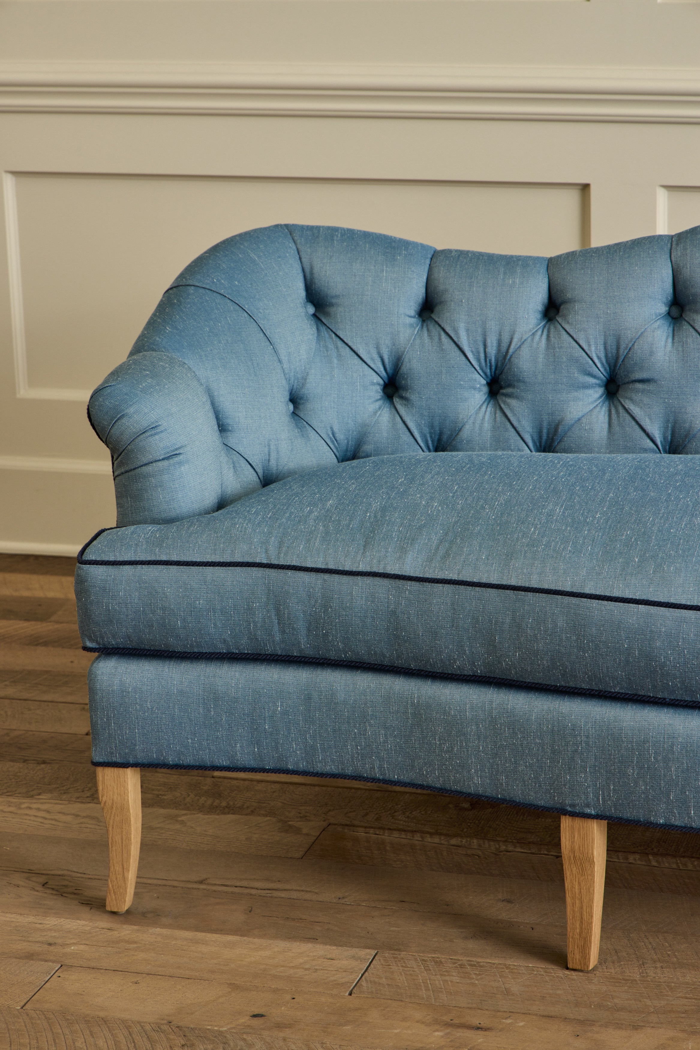 Nicky Kehoe - Tufted Camelback Sofa