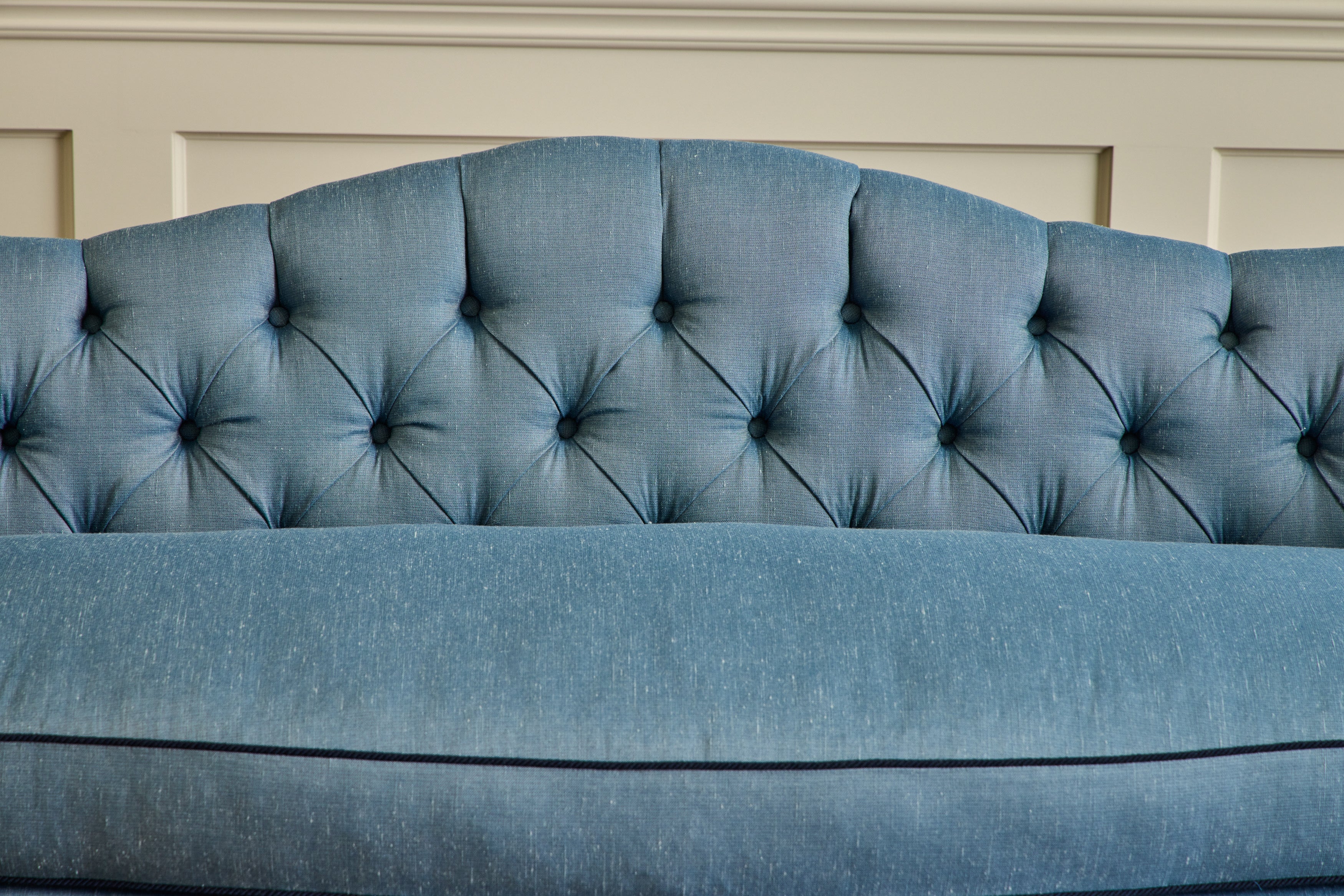 Nicky Kehoe - Tufted Camelback Sofa