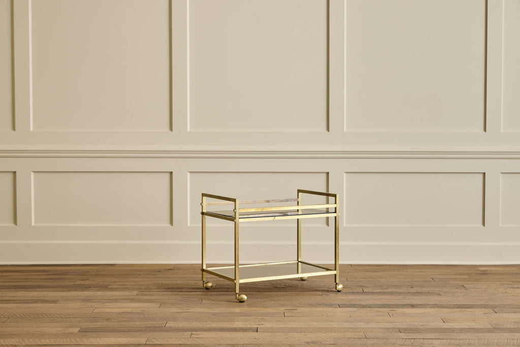 Nicky Kehoe - Brass Modernist Bar Cart