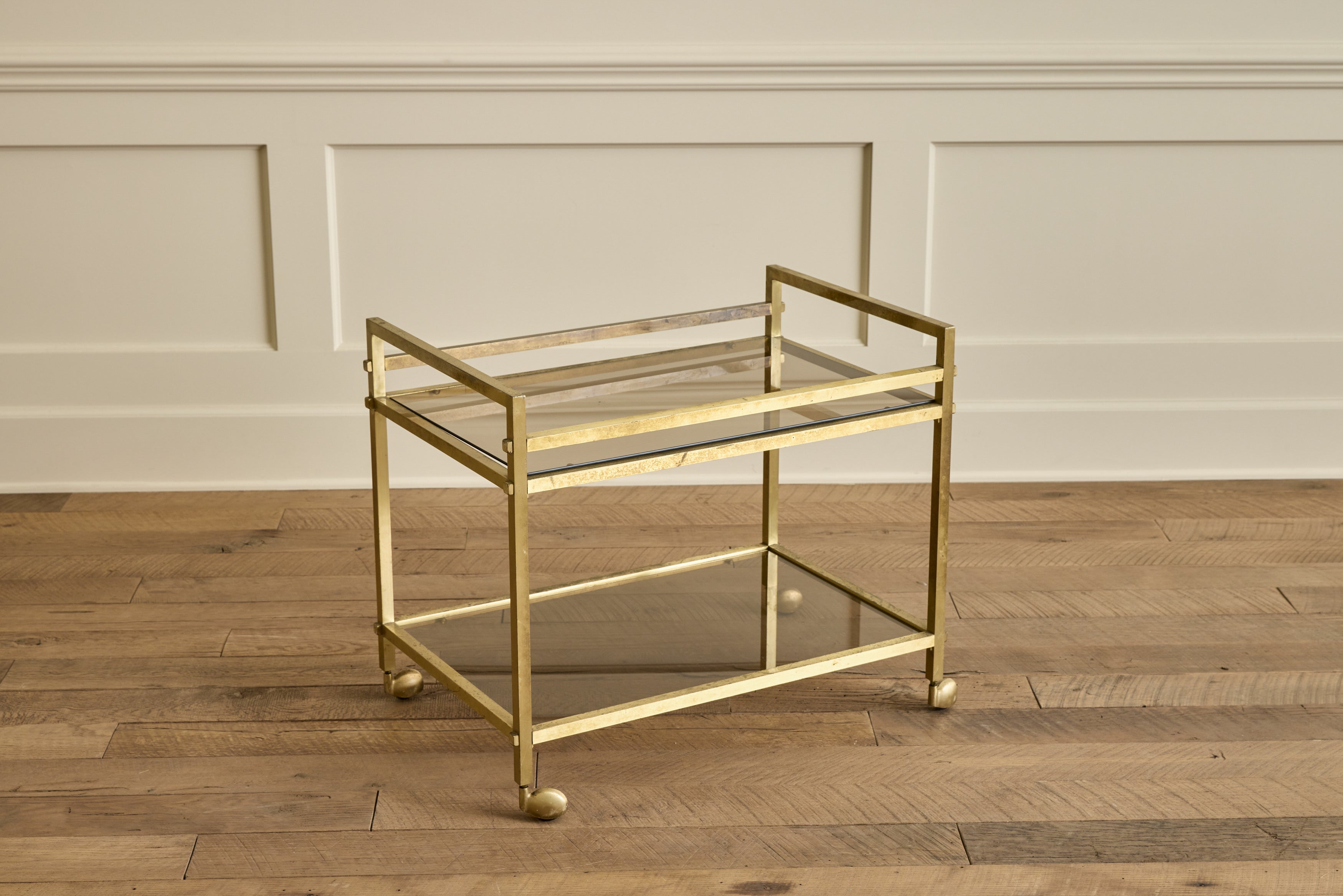 Nicky Kehoe - Brass Modernist Bar Cart