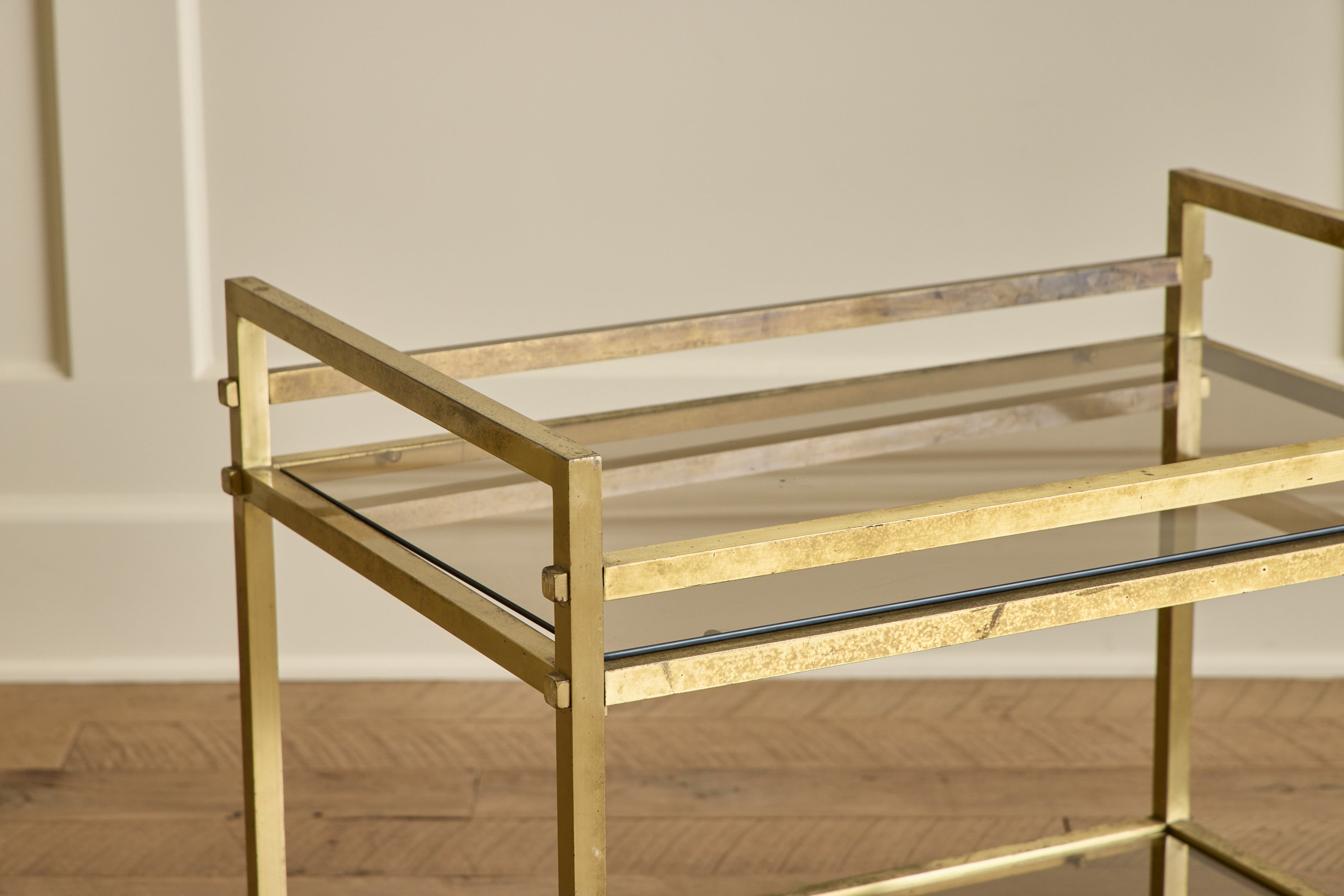Nicky Kehoe - Brass Modernist Bar Cart