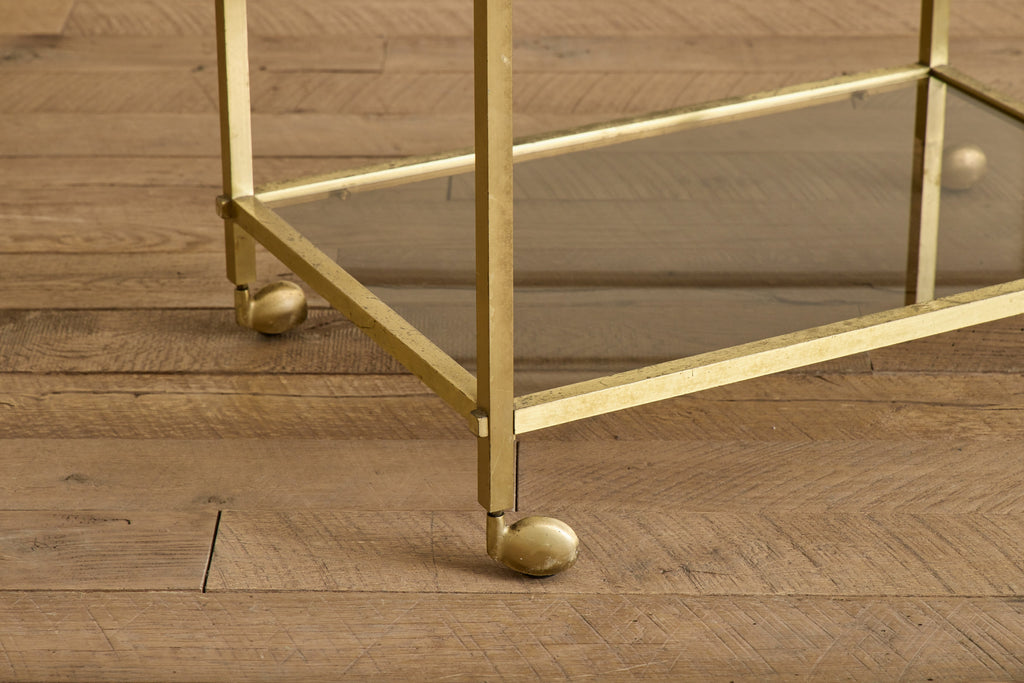 Nicky Kehoe - Brass Modernist Bar Cart