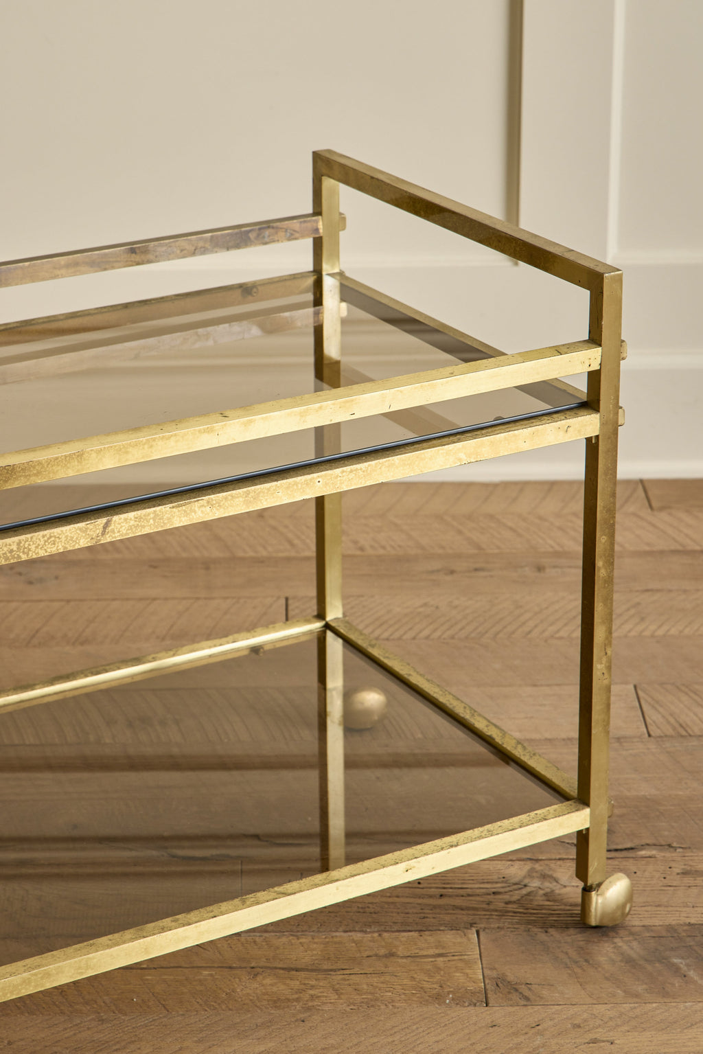 Nicky Kehoe - Brass Modernist Bar Cart