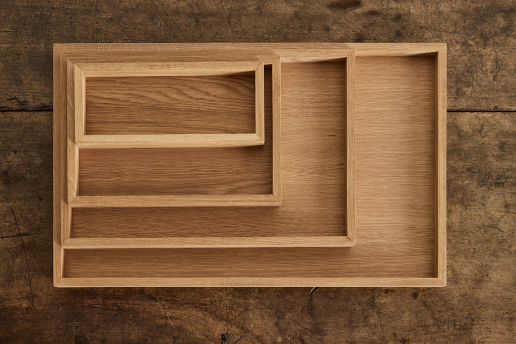 Nicky Kehoe - Rectangular Tray, Natural Oak