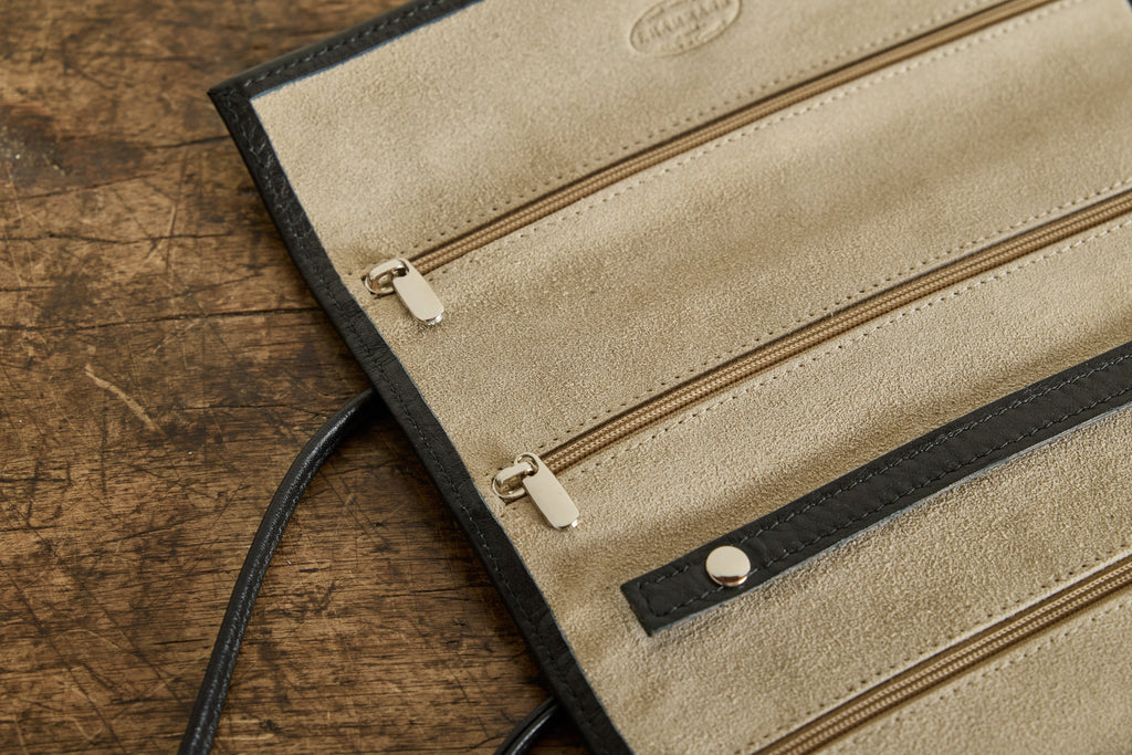 Nicky Kehoe - Black Leather Jewelry Roll