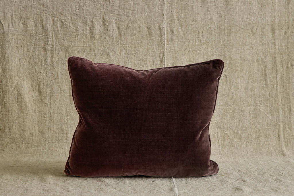 Nicky Kehoe - Velvet Pillow in Raisin
