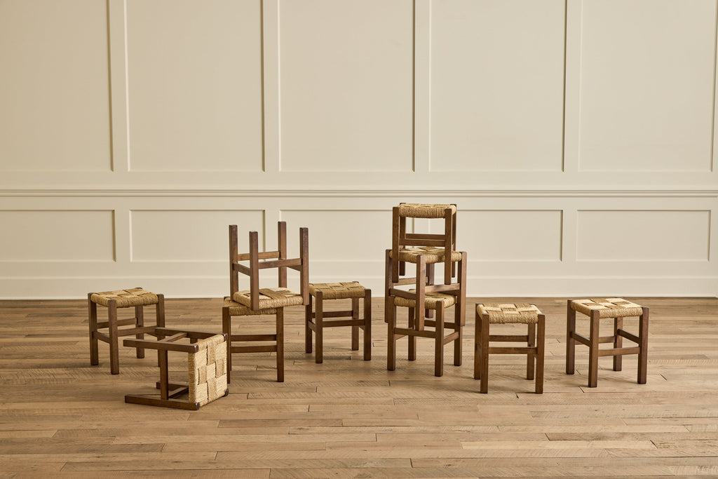 Nicky Kehoe - Danish Wood & Rush Stool