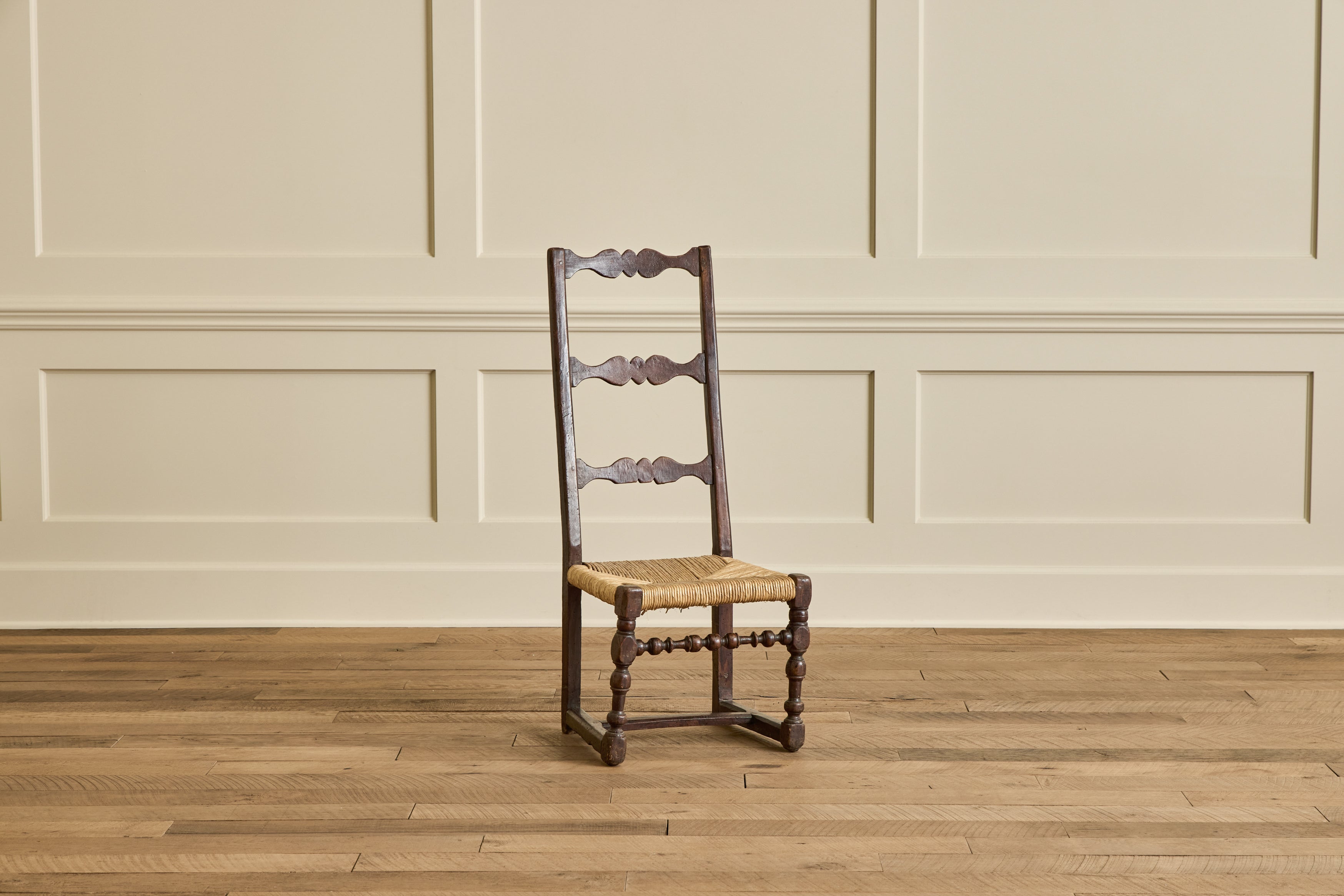 Nicky Kehoe - Pair of High Back Rush Chairs