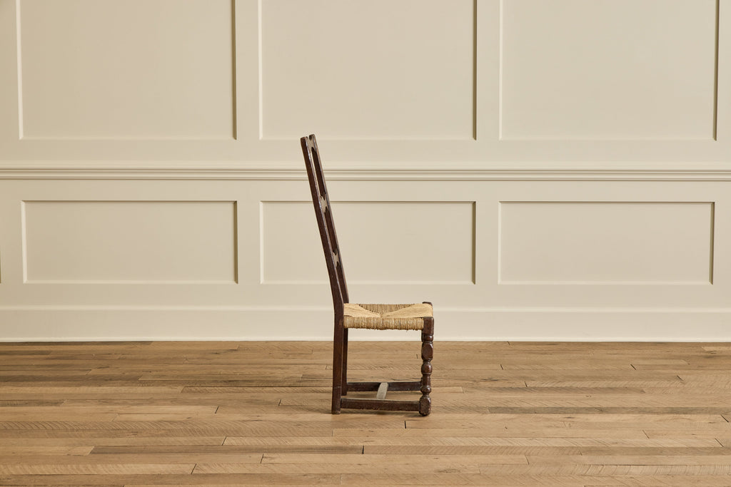 Nicky Kehoe - Pair of High Back Rush Chairs