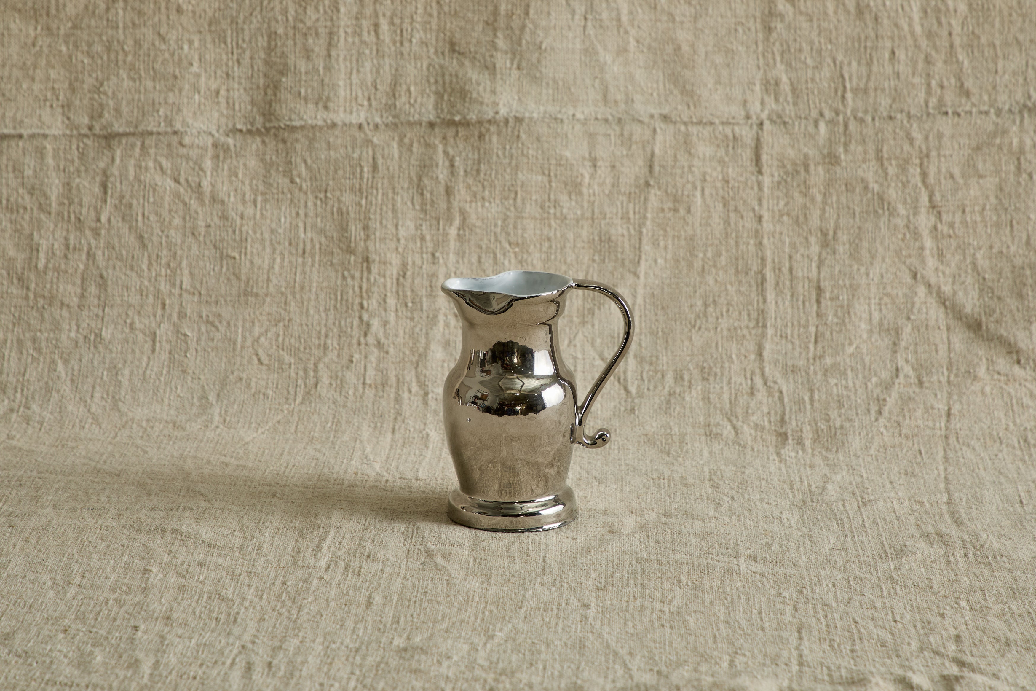 Nicky Kehoe - Small Colbert Pitcher, Platinum Exterior
