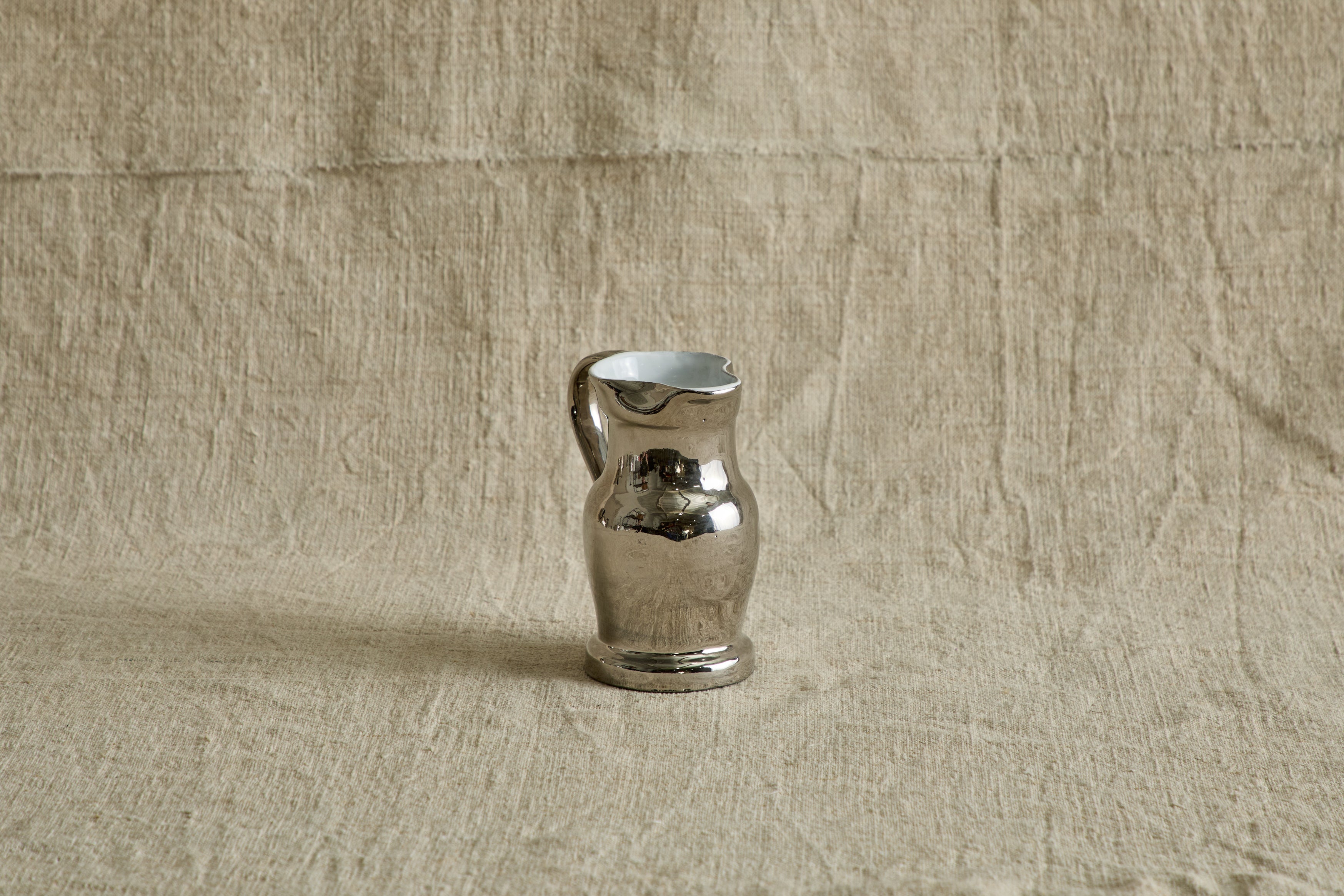 Nicky Kehoe - Small Colbert Pitcher, Platinum Exterior