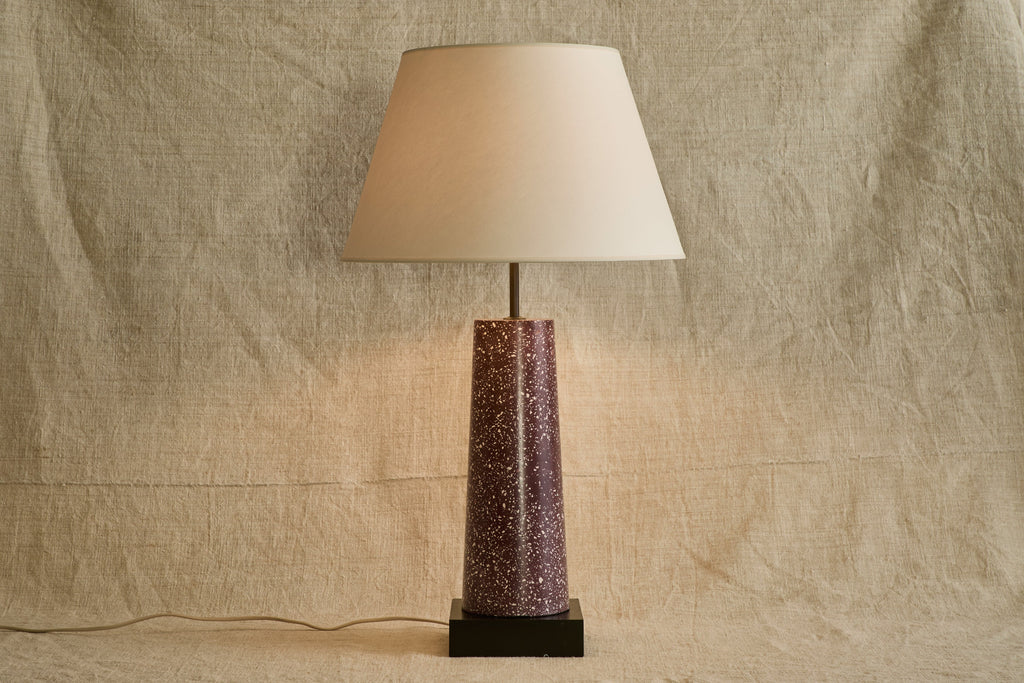 Nicky Kehoe - Scagliola Table Lamp, Porphyry