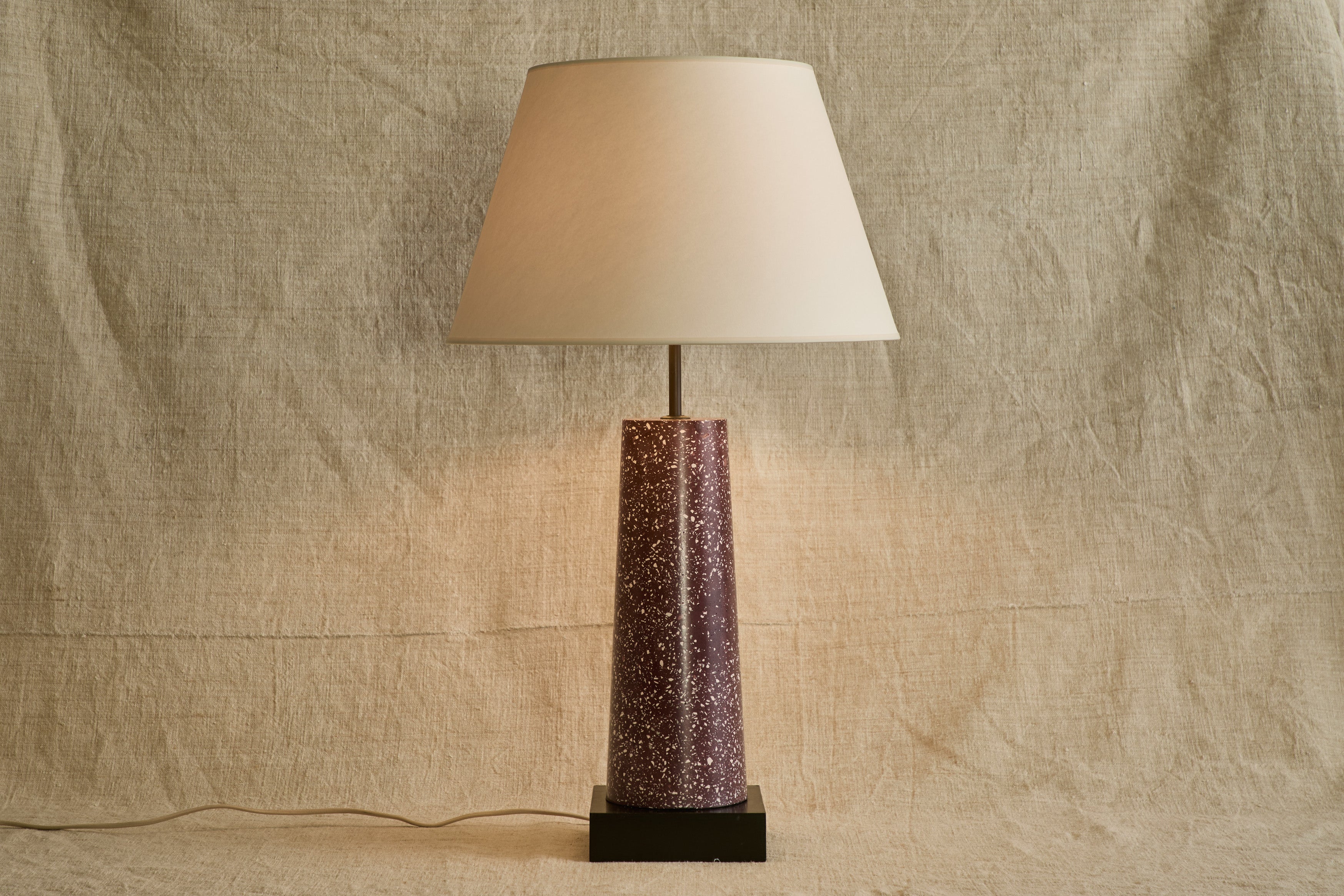 Nicky Kehoe - Scagliola Table Lamp, Porphyry