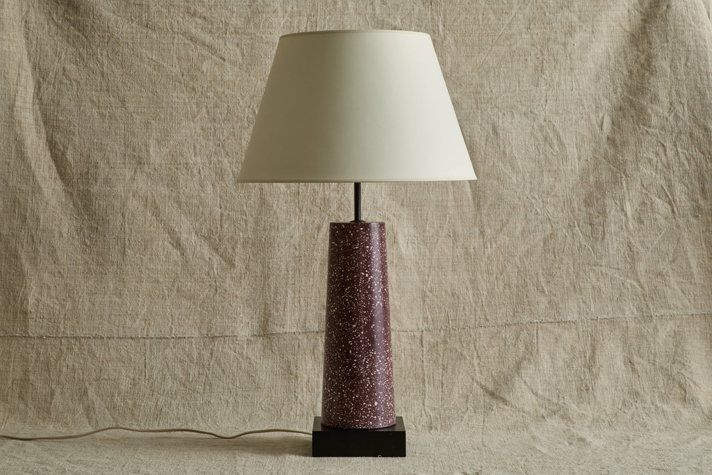 Nicky Kehoe - Scagliola Table Lamp, Porphyry