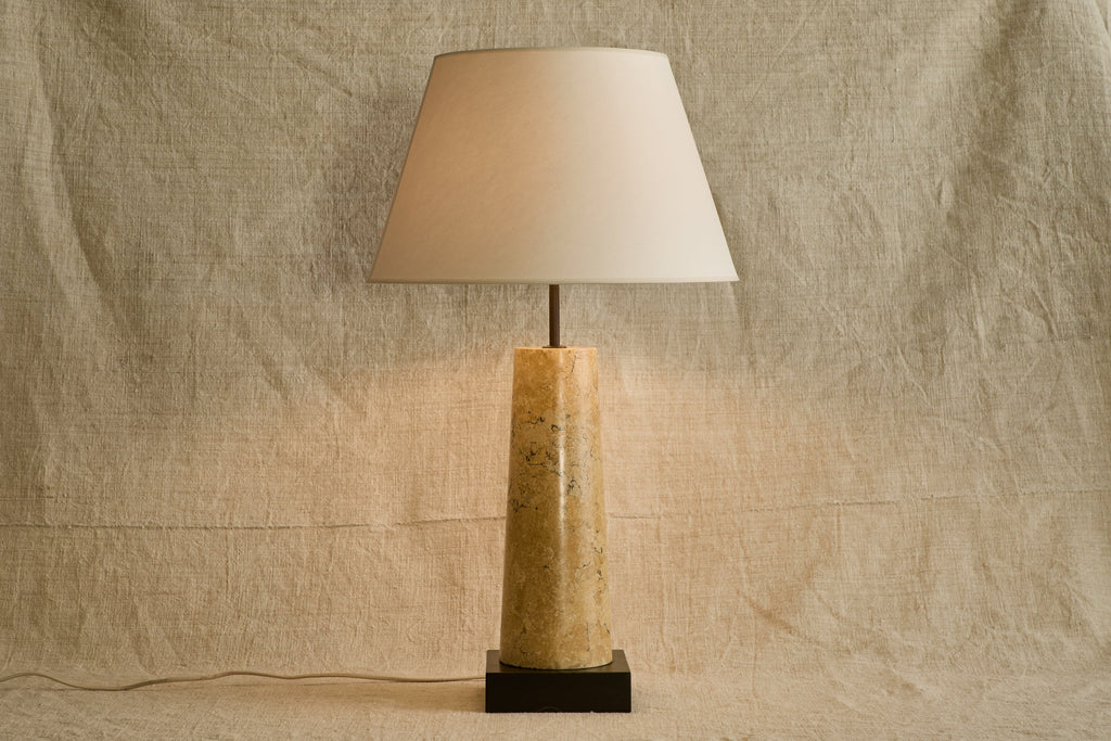 Nicky Kehoe - Scagliola Table Lamp, Sienna