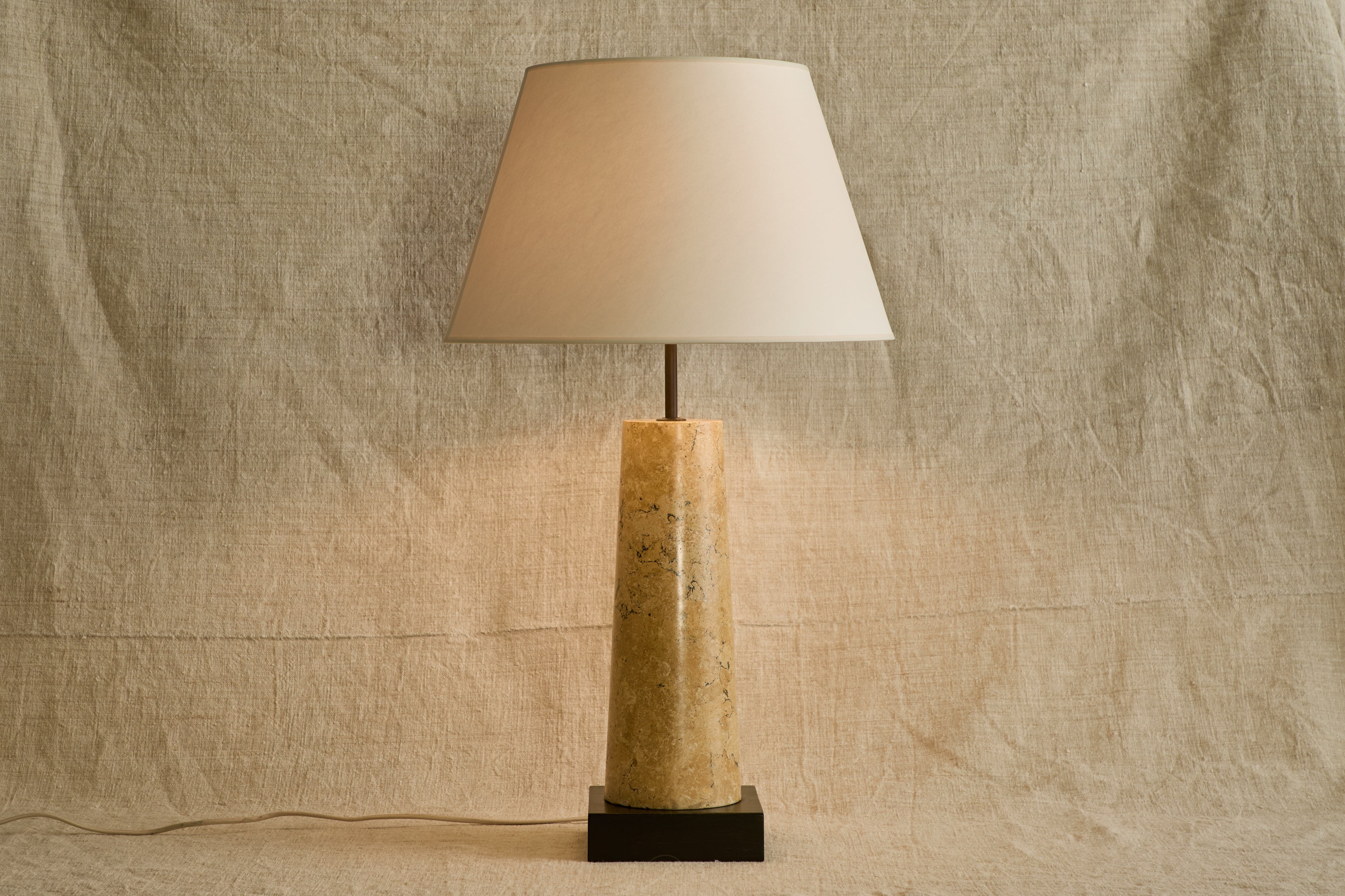 Nicky Kehoe - Scagliola Table Lamp, Sienna