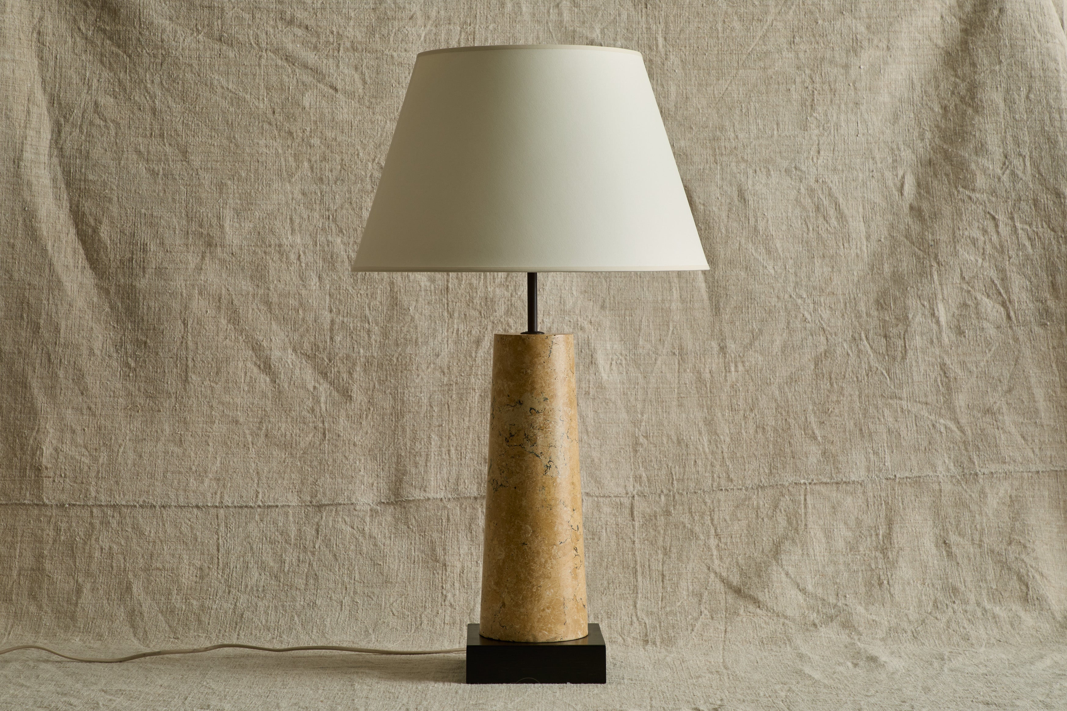 Nicky Kehoe - Scagliola Table Lamp, Sienna