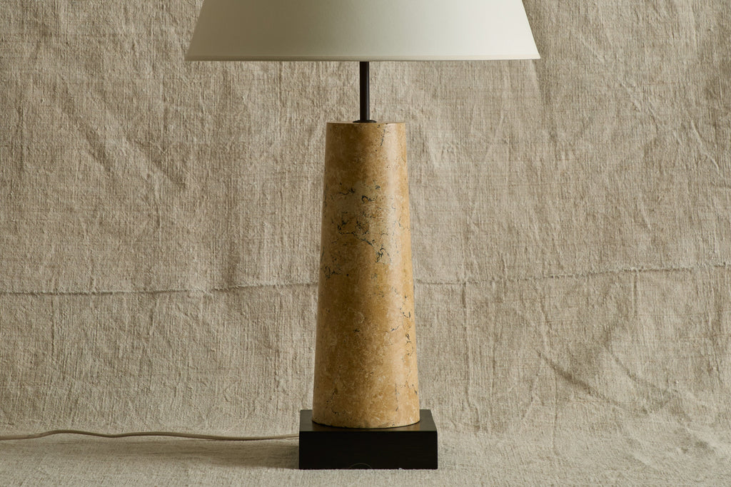 Nicky Kehoe - Scagliola Table Lamp, Sienna