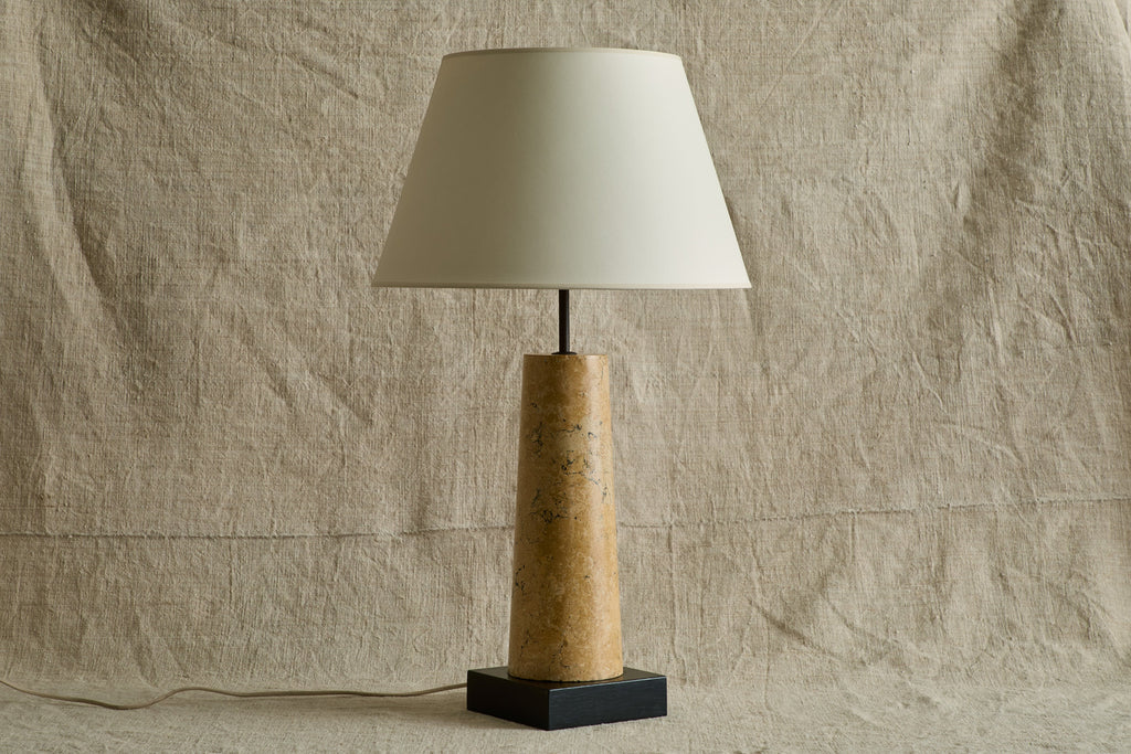 Nicky Kehoe - Scagliola Table Lamp, Sienna