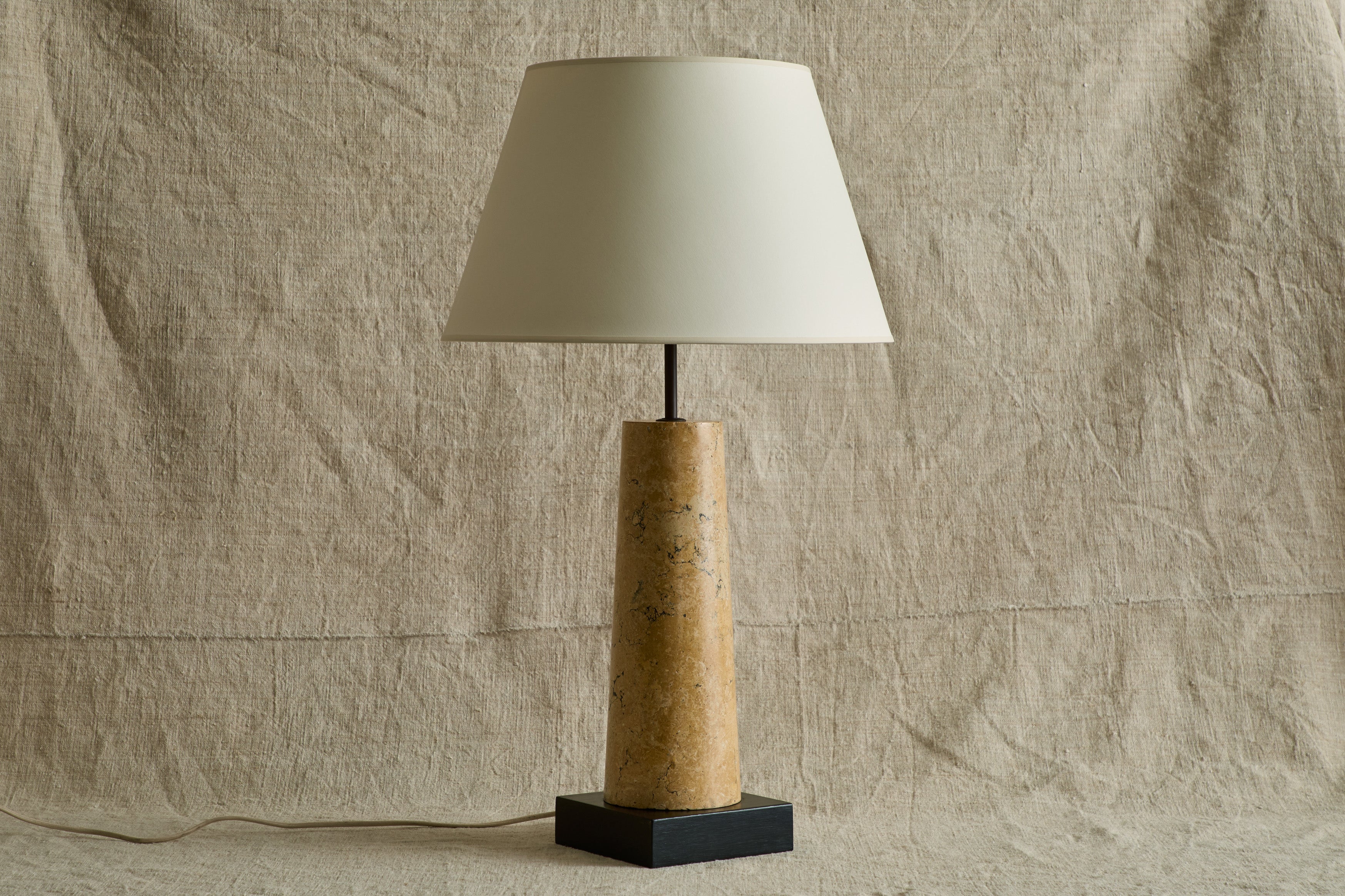 Nicky Kehoe - Scagliola Table Lamp, Sienna