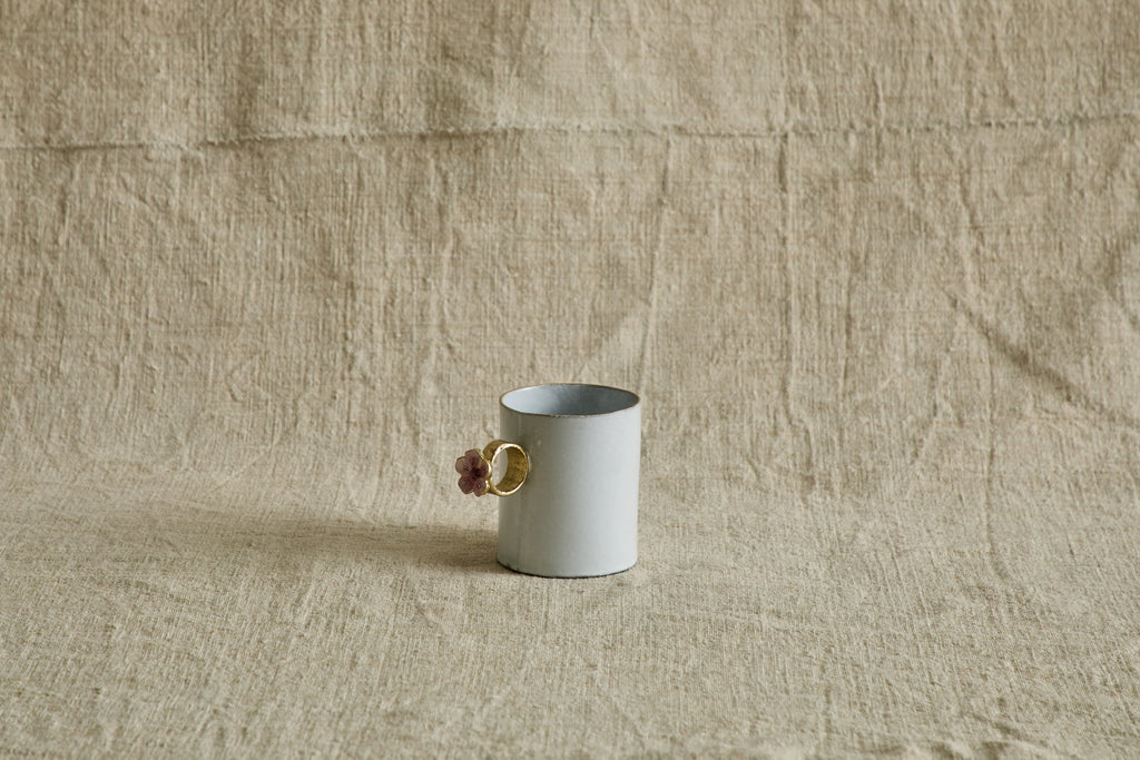 Nicky Kehoe - Serena Cup with Pink Flower Ring