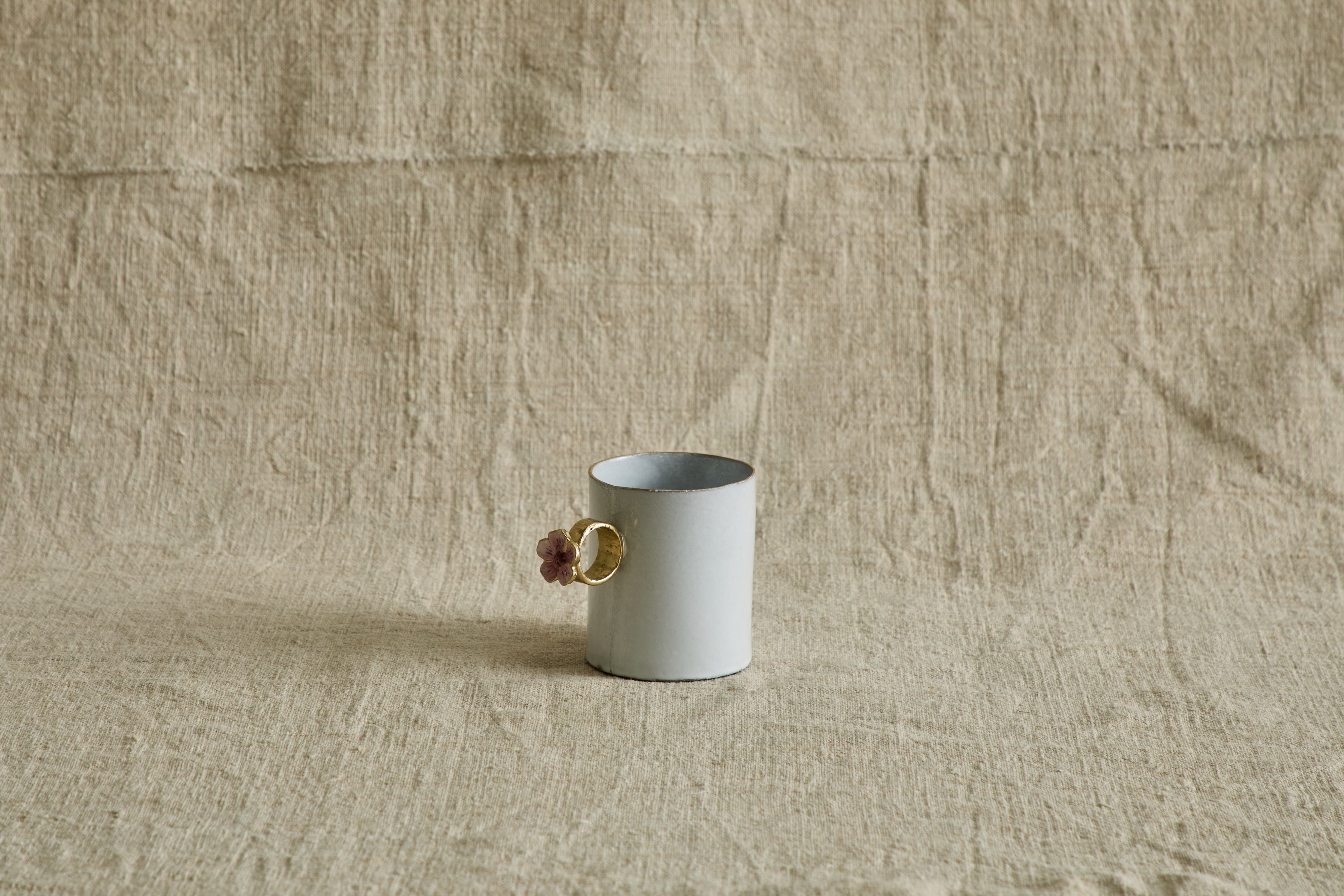 Nicky Kehoe - Serena Cup with Pink Flower Ring
