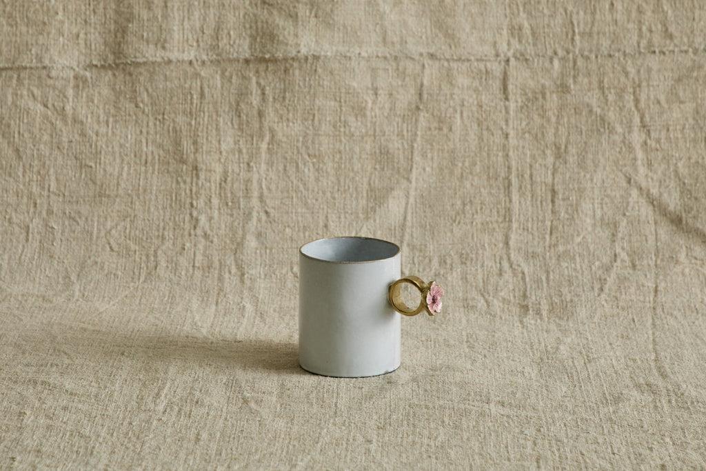 Nicky Kehoe - Serena Cup with Pink Flower Ring