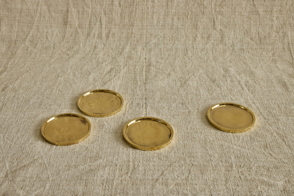 Nicky Kehoe - Brass Coasters, Set of 4