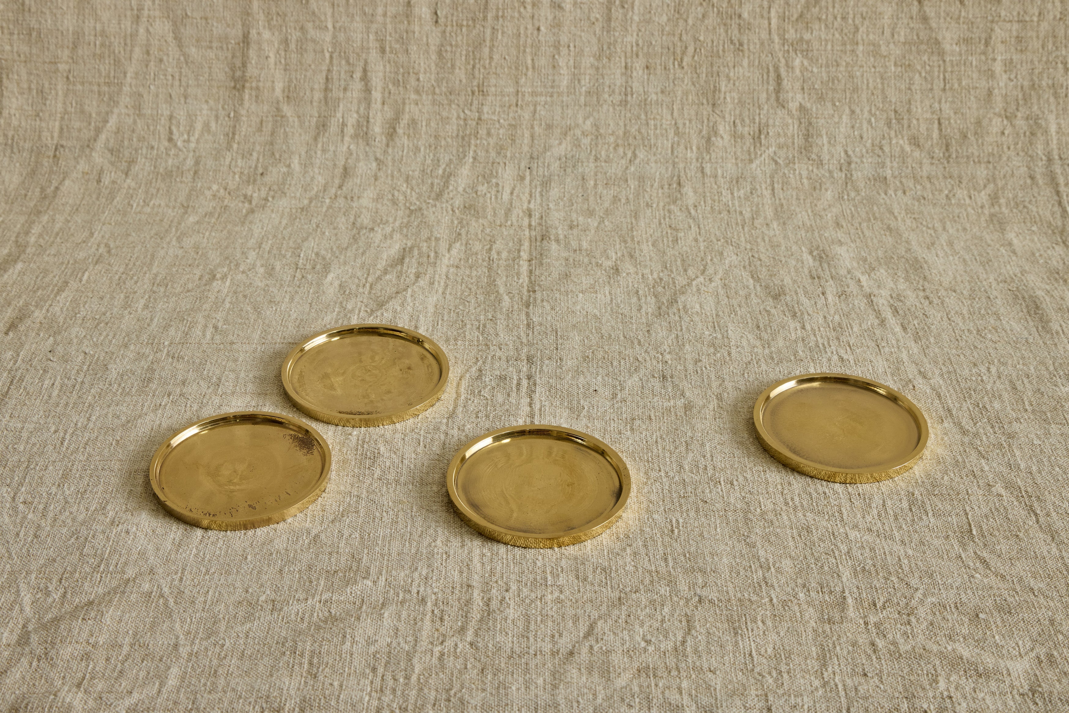 Nicky Kehoe - Brass Coasters, Set of 4