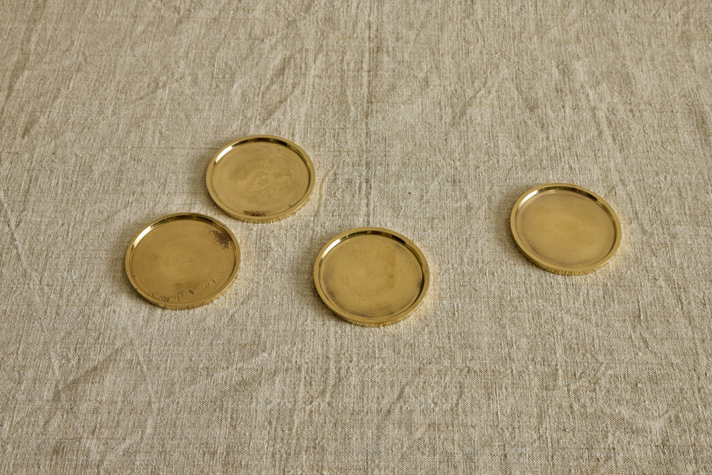 Nicky Kehoe - Brass Coasters, Set of 4