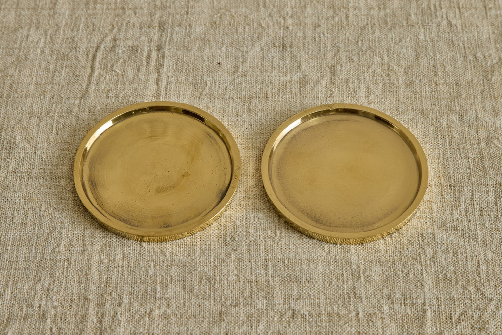 Nicky Kehoe - Brass Coasters, Set of 4