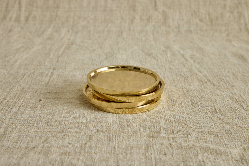 Nicky Kehoe - Brass Coasters, Set of 4