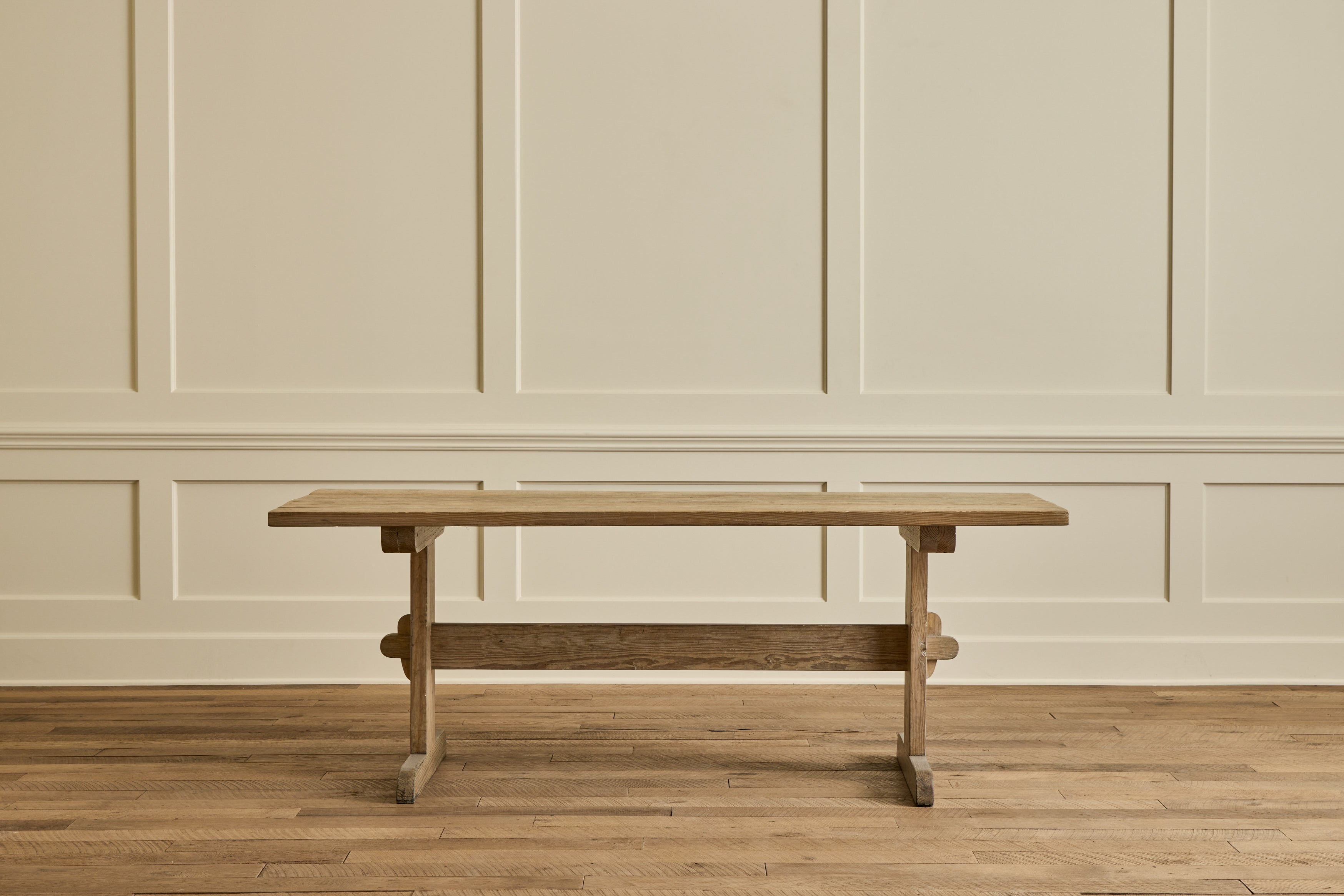 Nicky Kehoe - Custom Trestle Dining Table, Reclaimed Pine