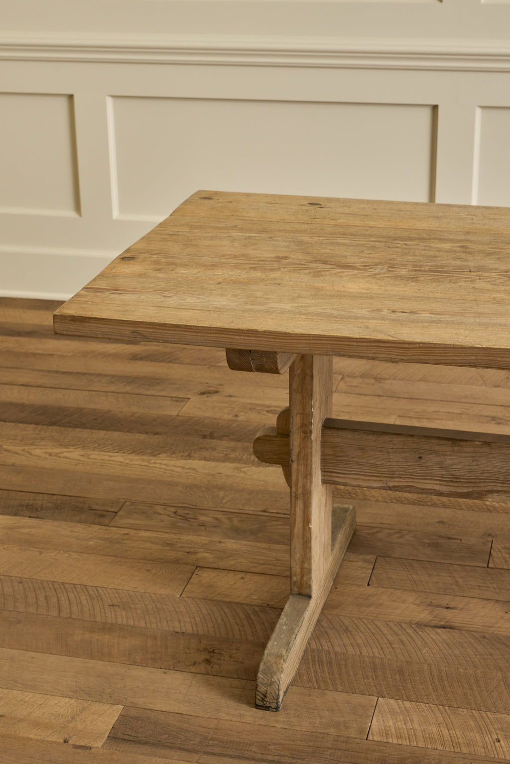 Nicky Kehoe - Custom Trestle Dining Table, Reclaimed Pine