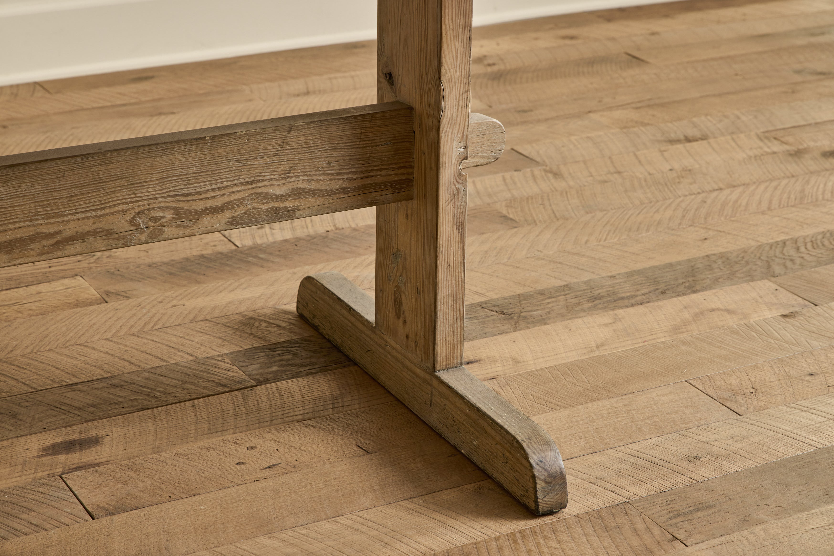 Nicky Kehoe - Custom Trestle Dining Table, Reclaimed Pine